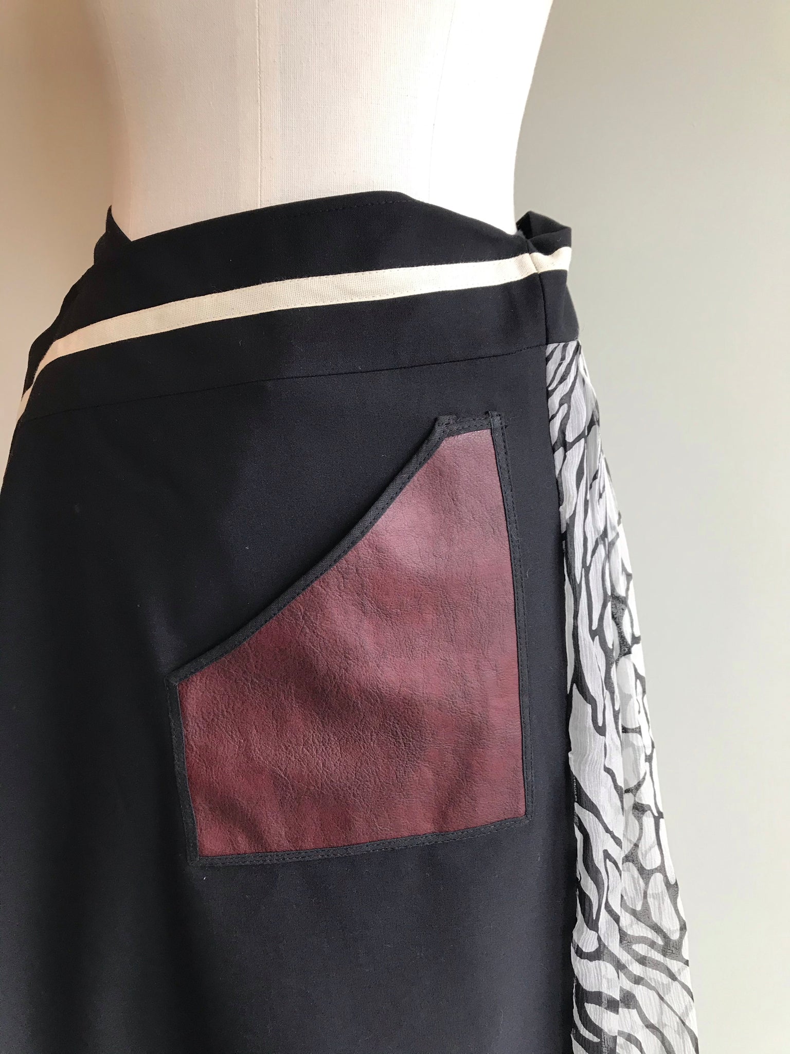 Isabella's Wardrobe Elio Fronterre Cotton Wrap Skirt.