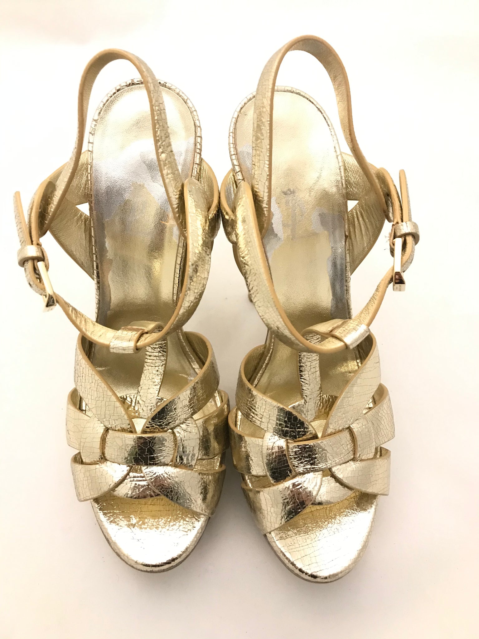 Isabella's Wardrobe Saint Laurent Tribute 105 Platform Heels.