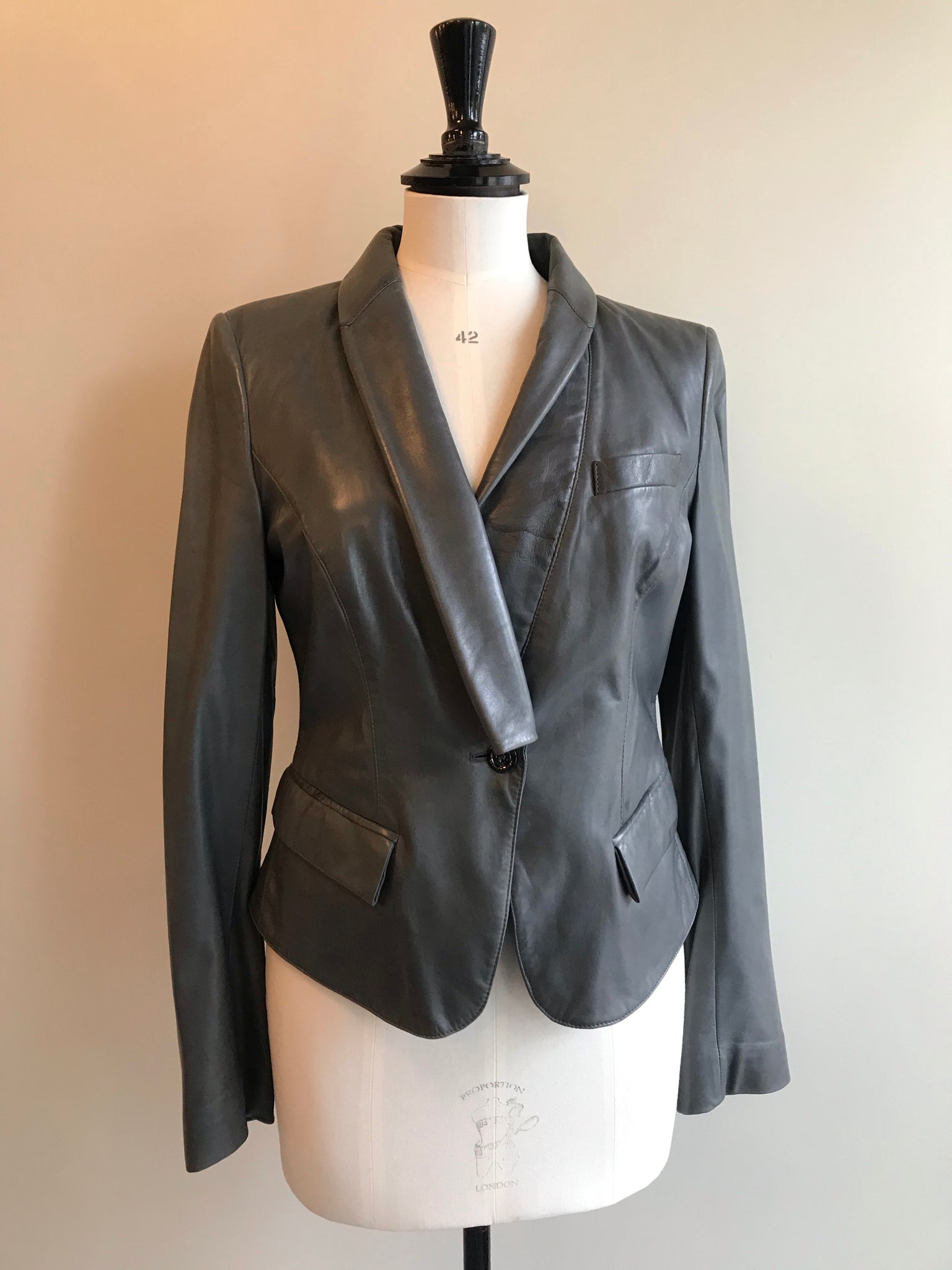Isabella's Wardrobe Burberry Lambskin Jacket.