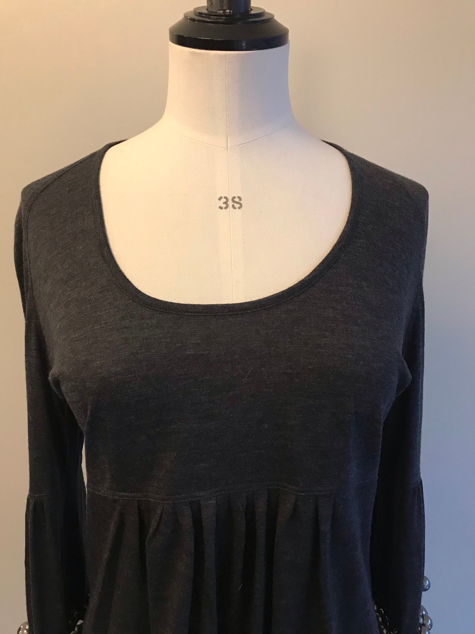 Isabella's Wardrobe Burberry Bauble Cuff Wool Dress.