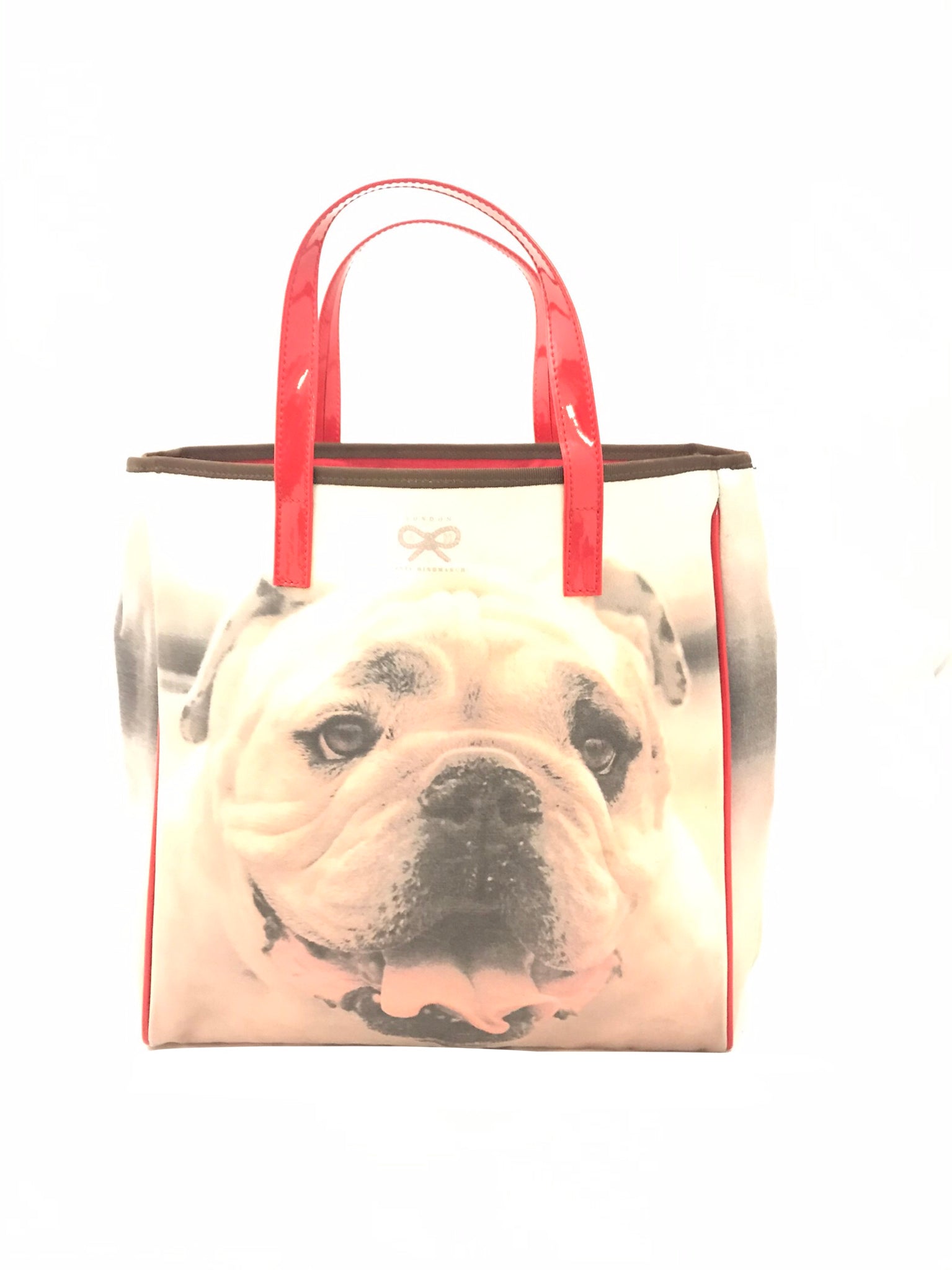 Canvas Bulldog Tote