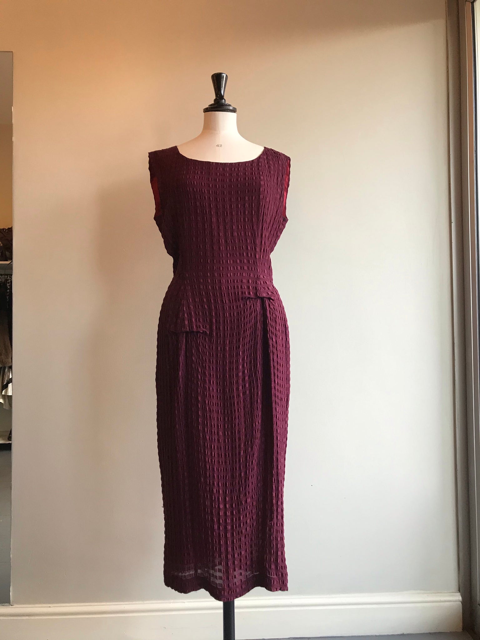Isabella's Wardrobe Rochas Textured Silk Dress and Jacket.