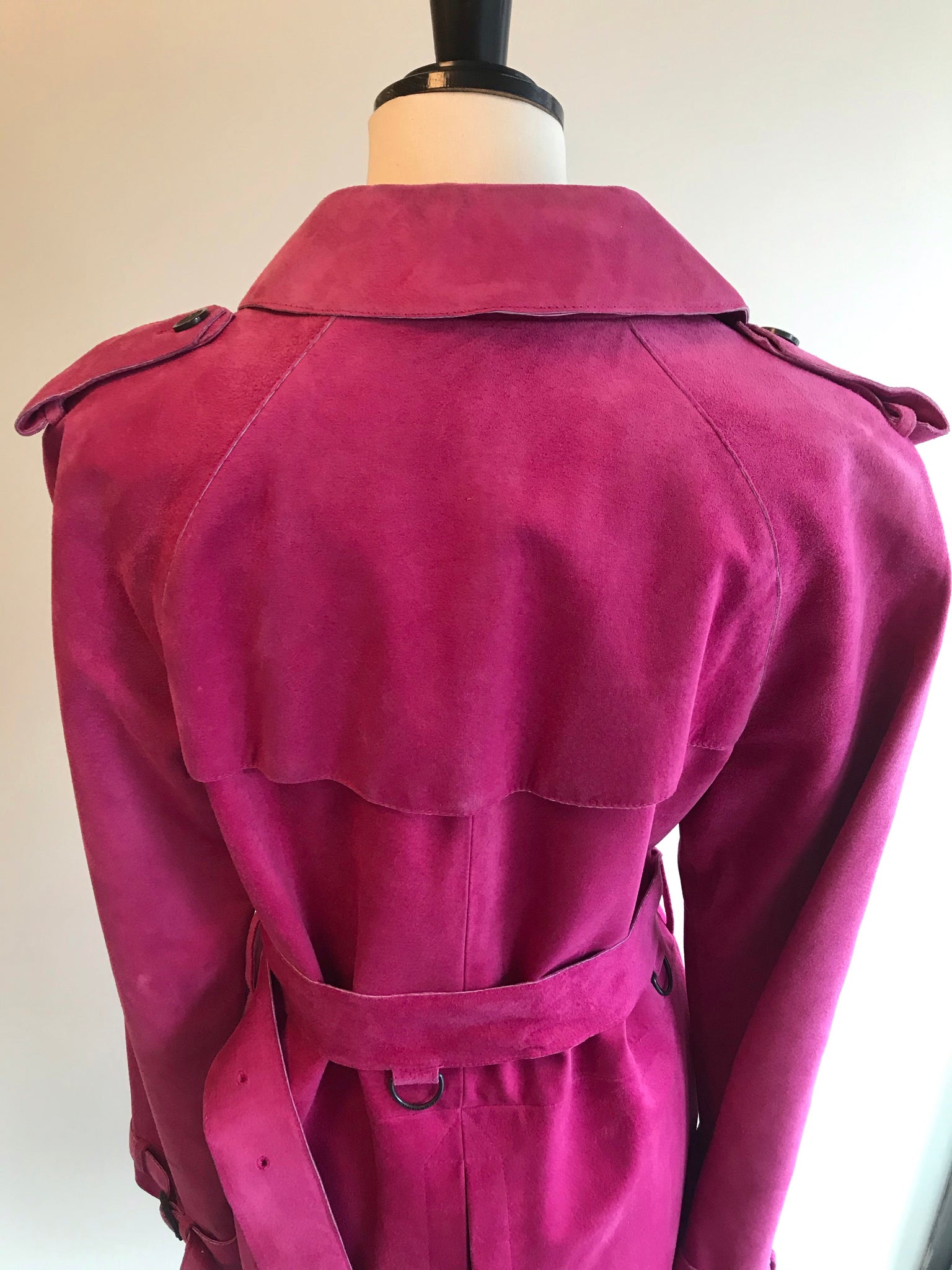 Isabella's Wardrobe Burberry Pigskin Trenchcoat.