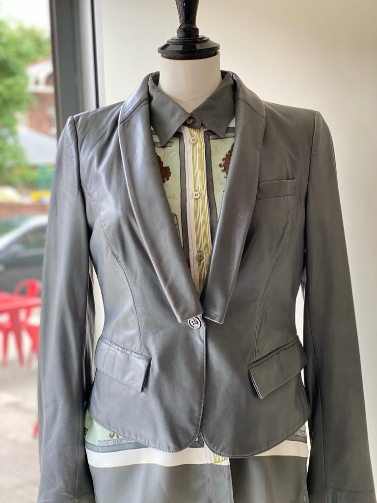 Isabella's Wardrobe Burberry Lambskin Jacket.