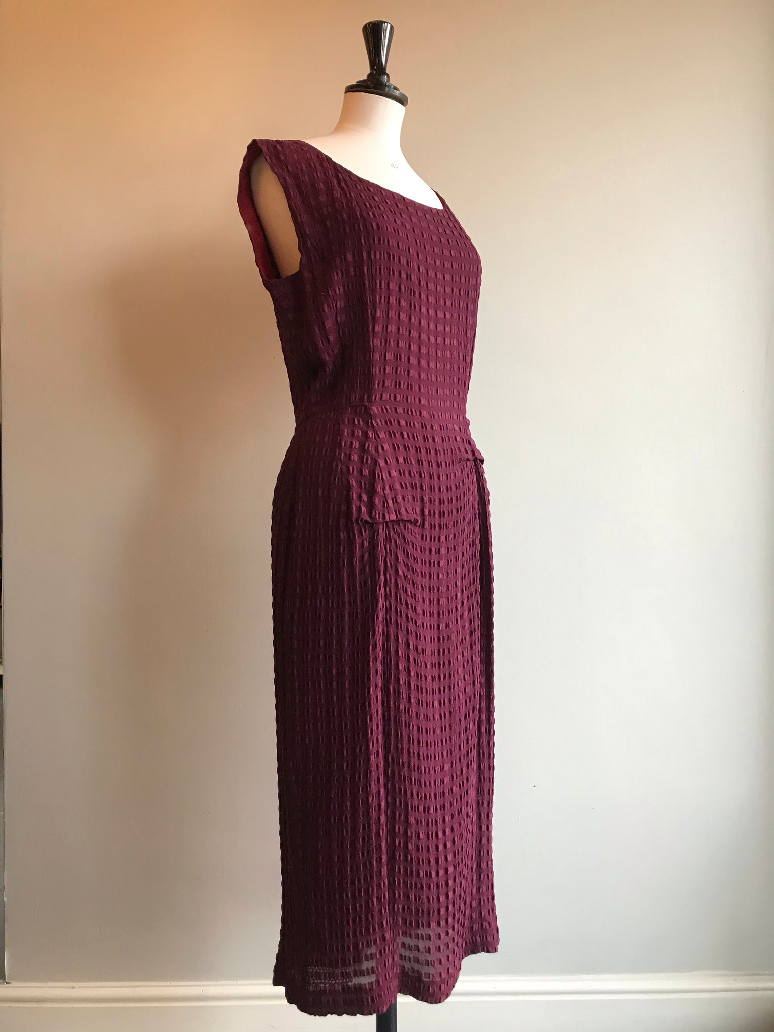 Isabella's Wardrobe Rochas Textured Silk Dress and Jacket.