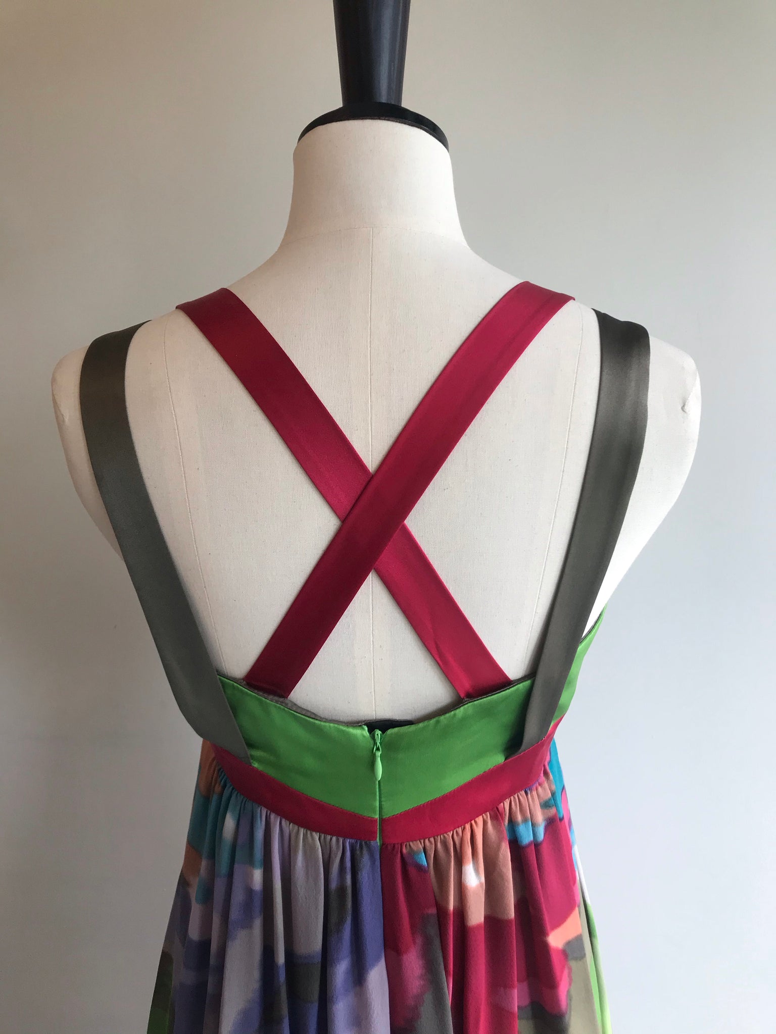 Isabella's Wardrobe Etro Silk Maxi Dress.