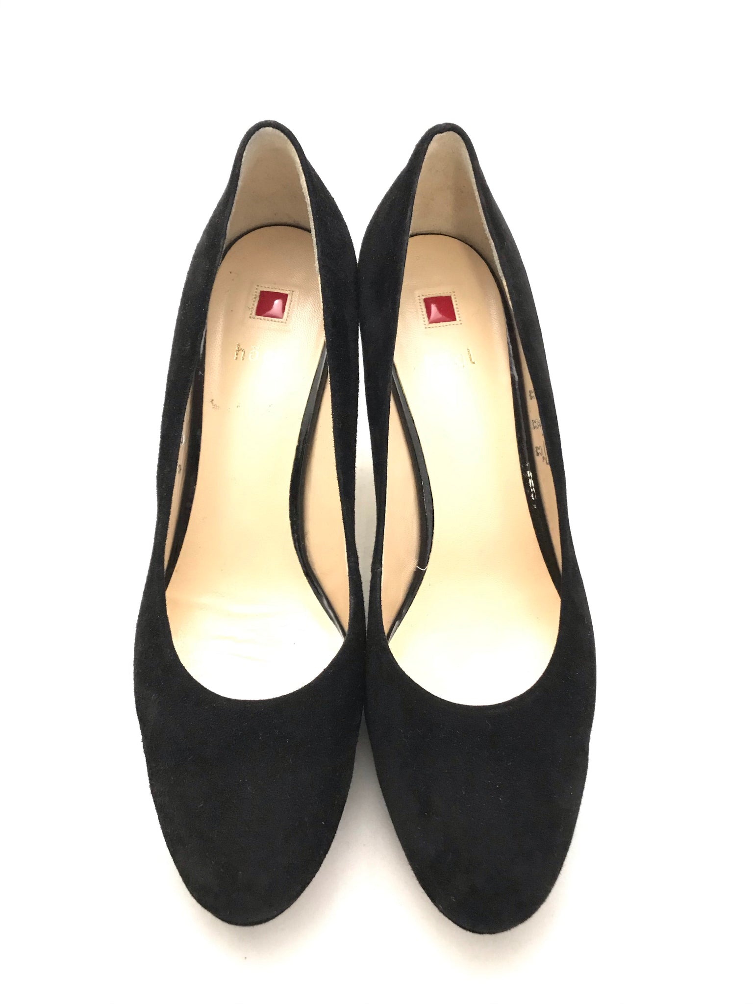 Isabella's Wardrobe Hogl Suede Heels.