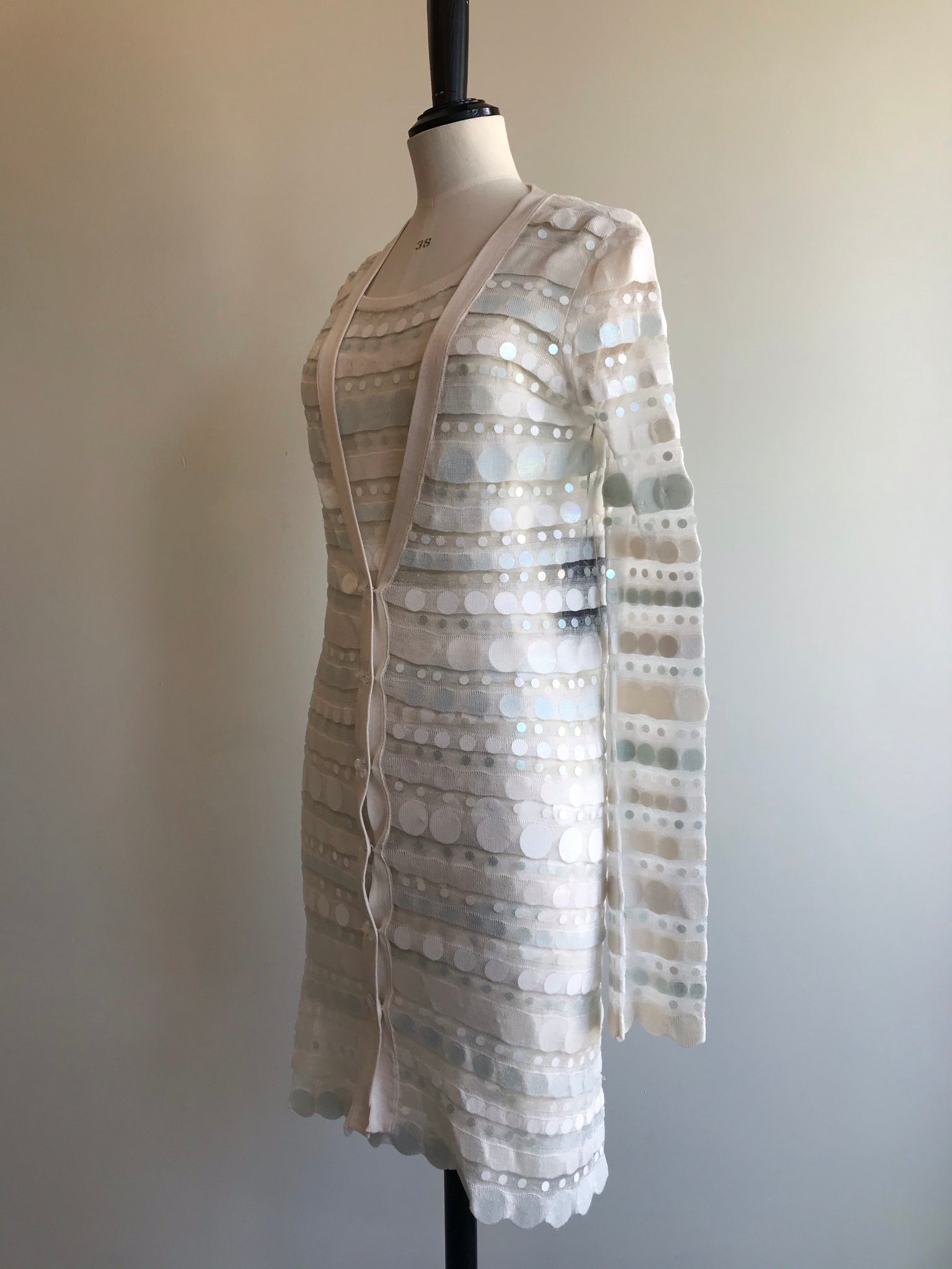 Isabella's Wardrobe Zac Posen Neapolitan Knit Sleeveless Dress.