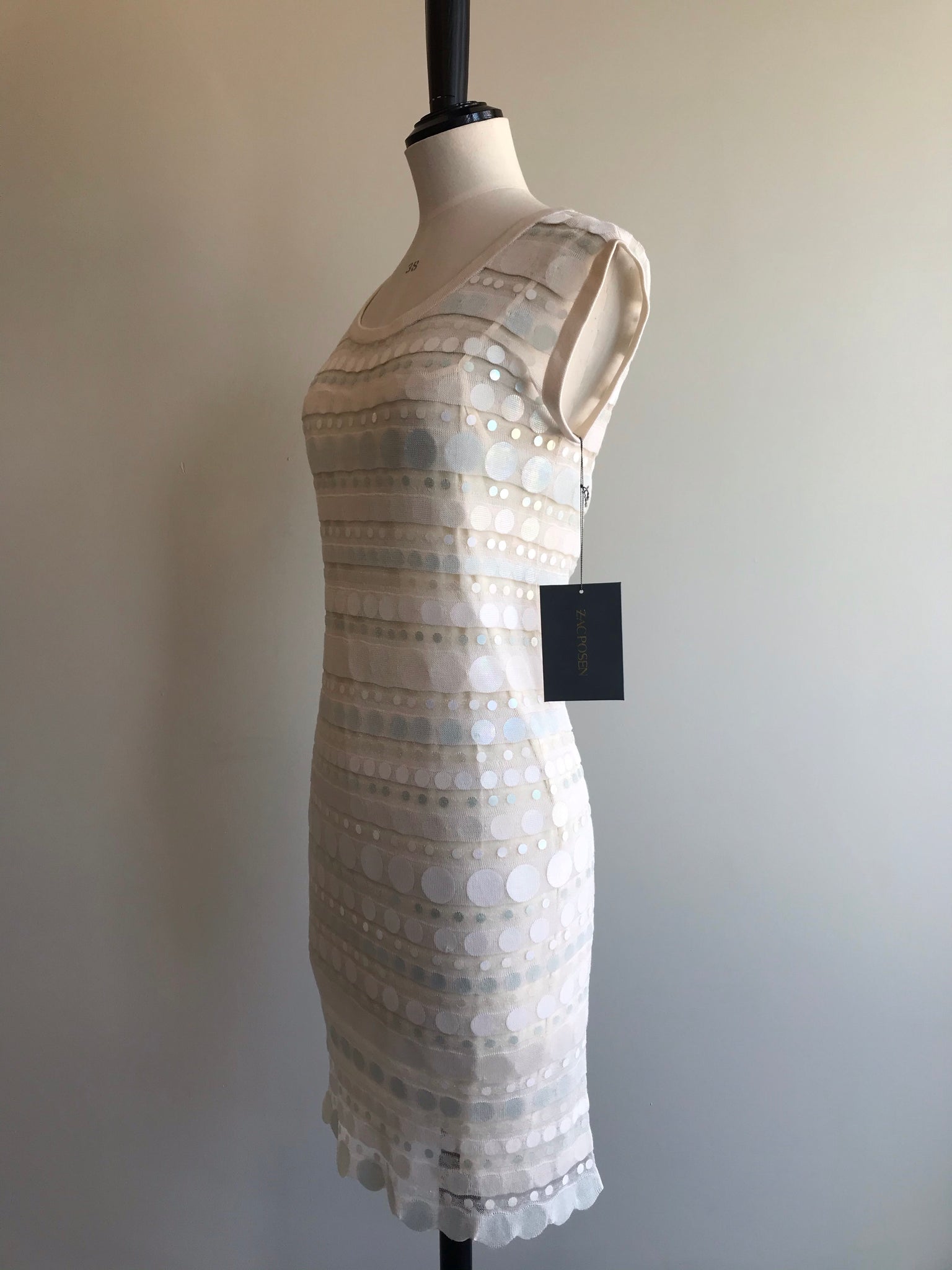 Isabella's Wardrobe Zac Posen Neapolitan Knit Sleeveless Dress.