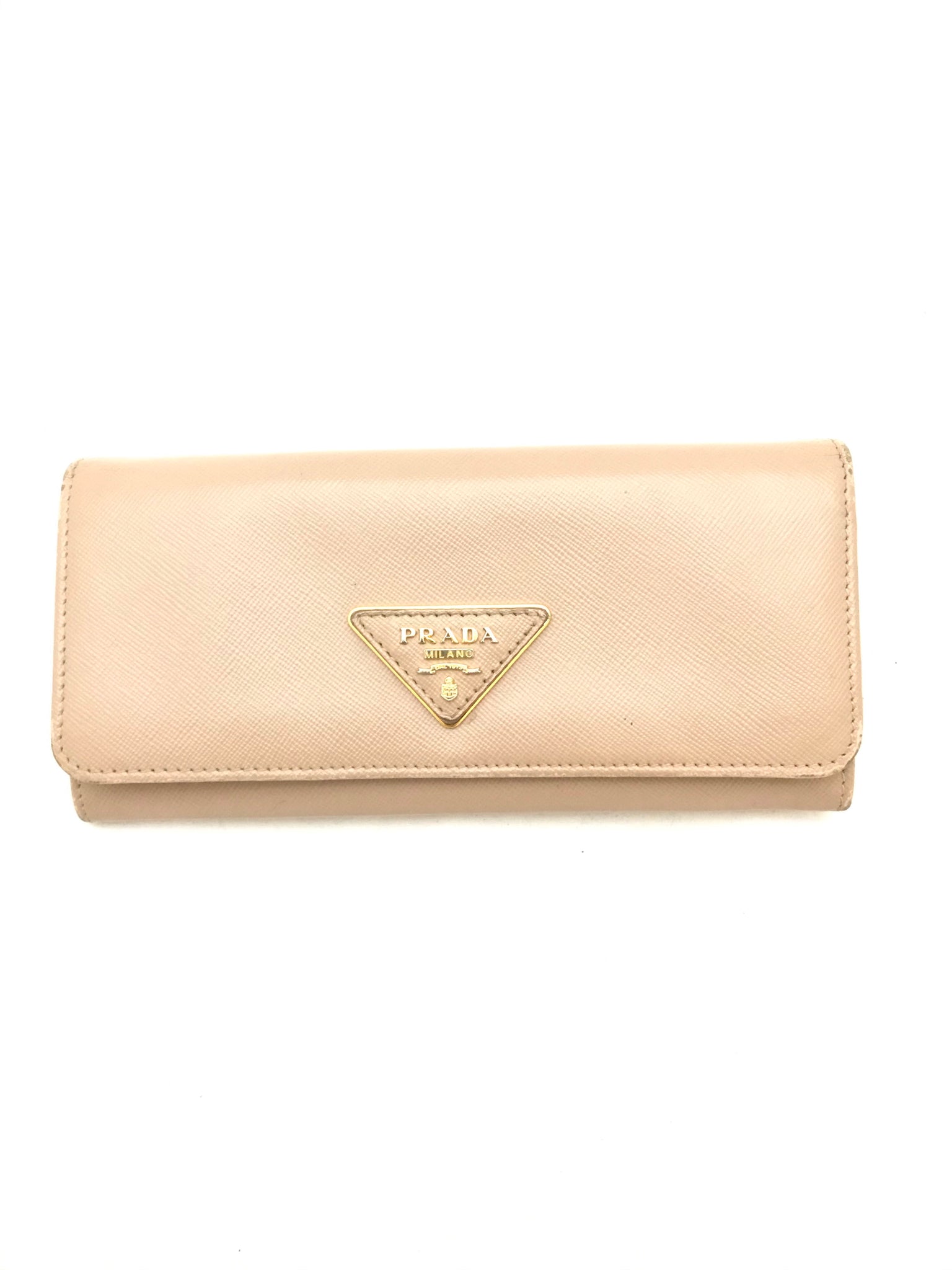 Isabella's Wardrobe Prada Saffiano Leather Continental Wallet.