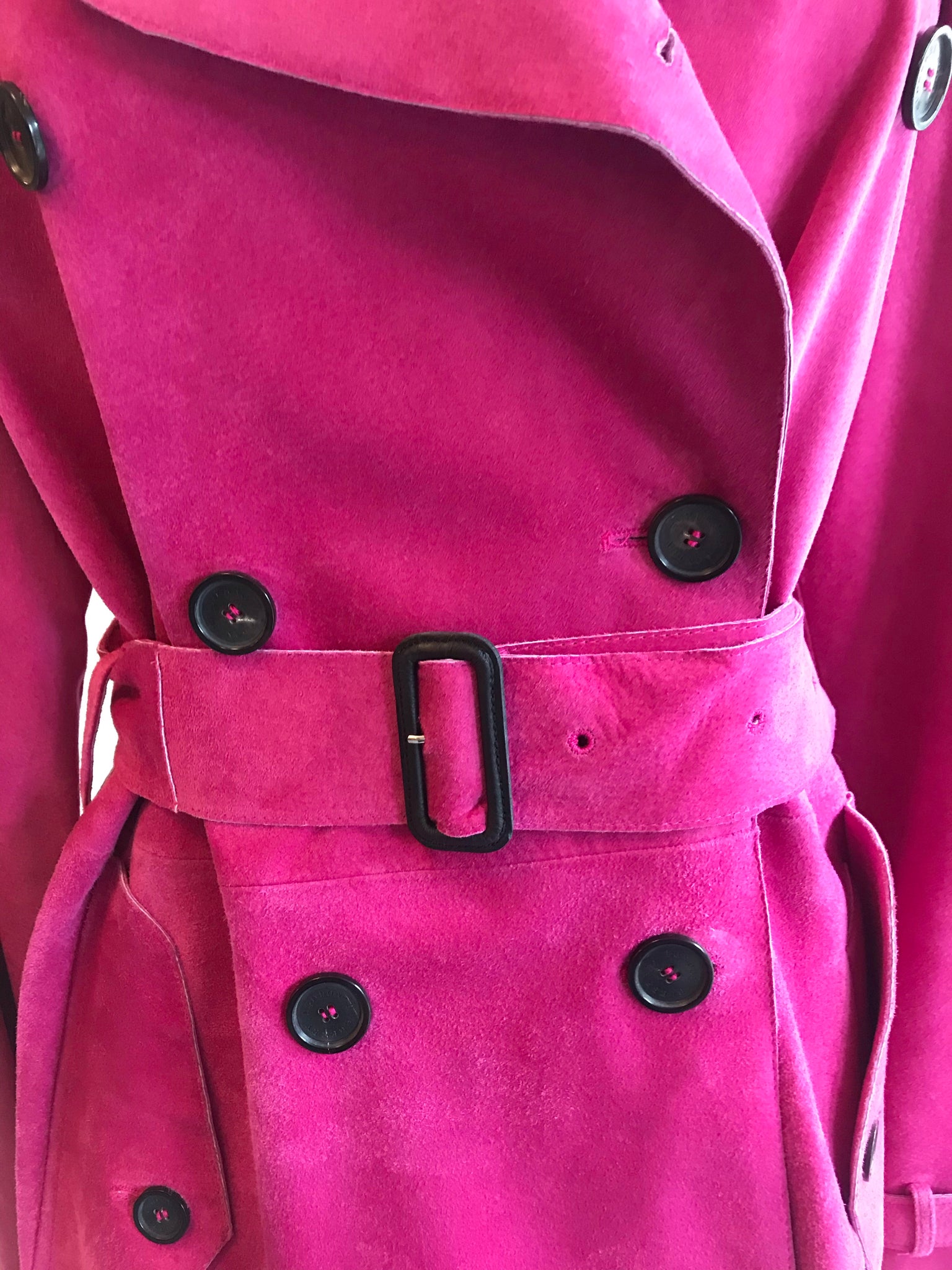 Isabella's Wardrobe Burberry Pigskin Trenchcoat.