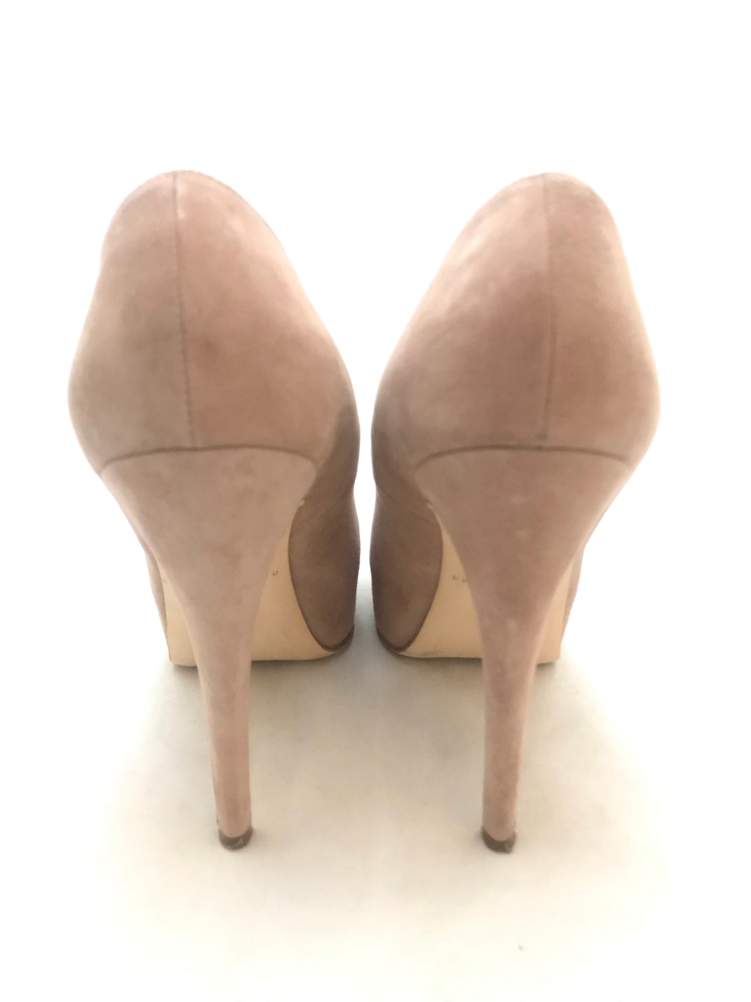 Isabella's Wardrobe Brian Atwood Cappuccino Platform Heels.