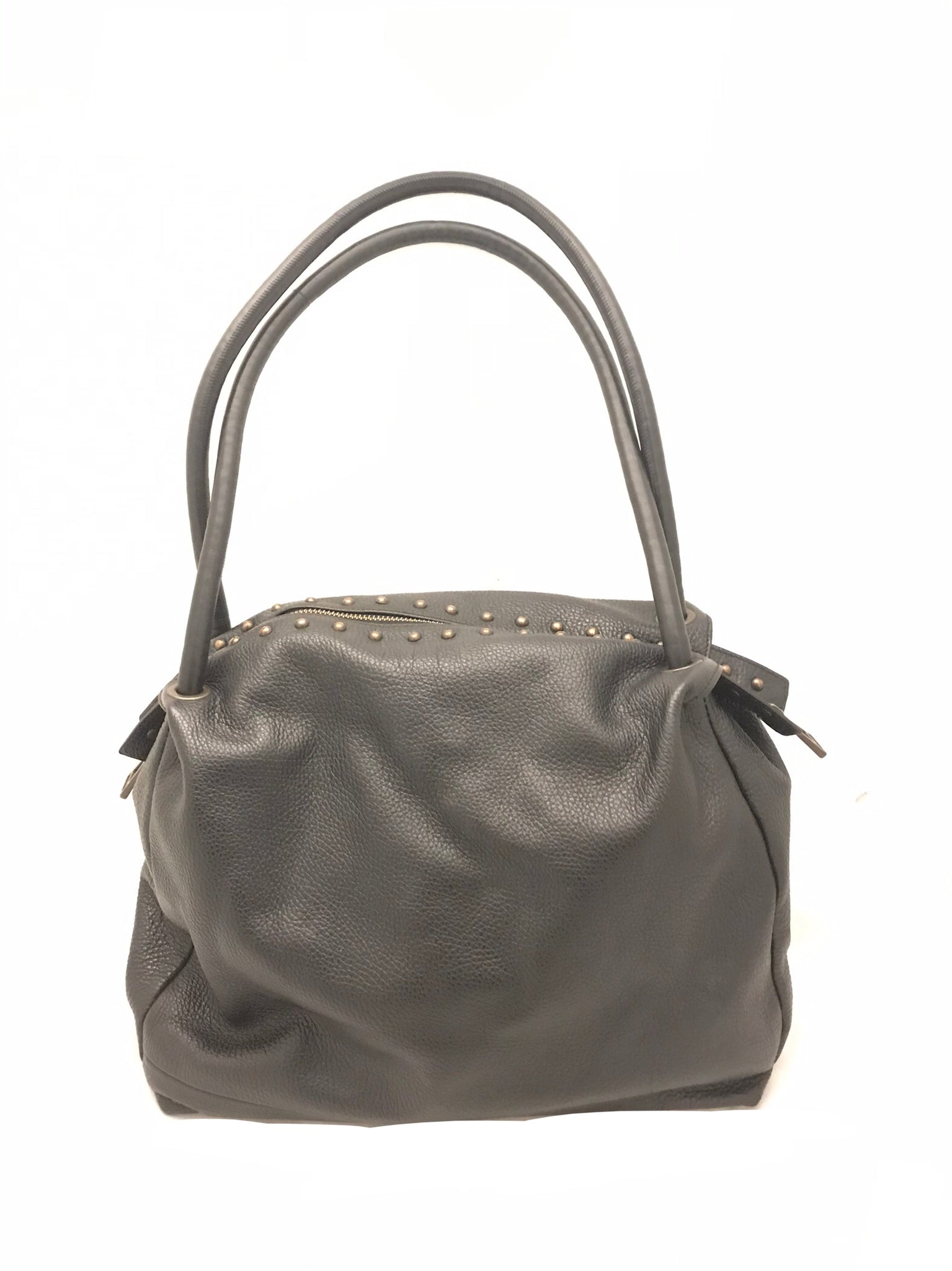 Isabella's Wardrobe Belstaff Studded Shoulder Bag.