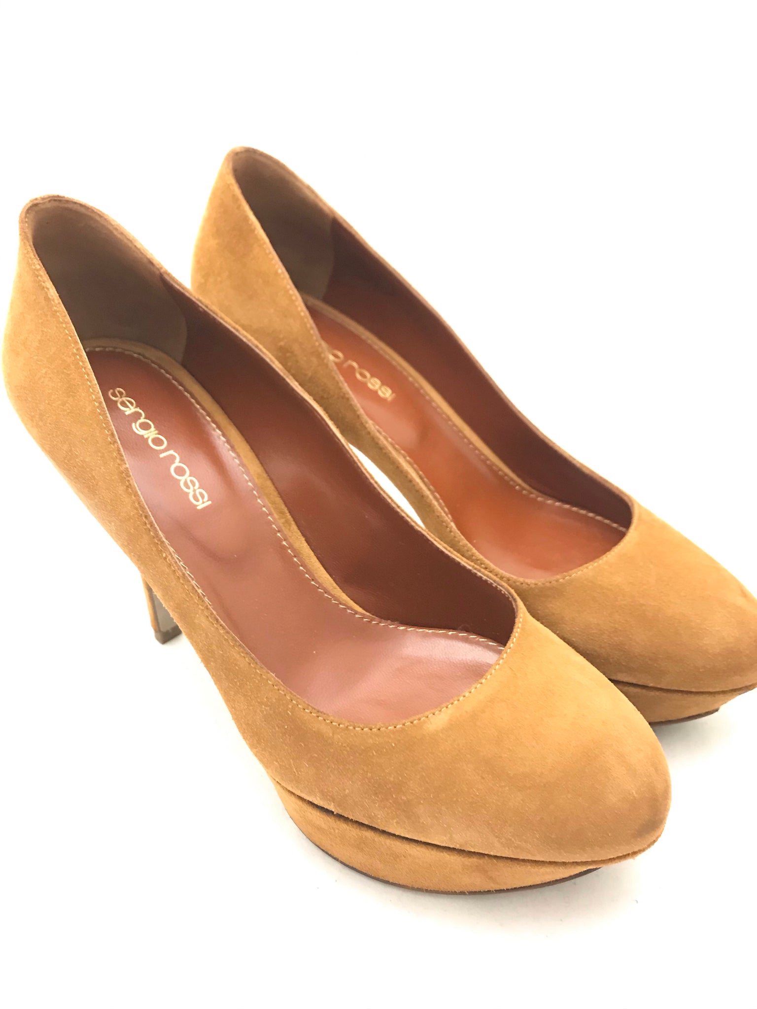 Isabella's Wardrobe Sergio Rossi Suede Heels.