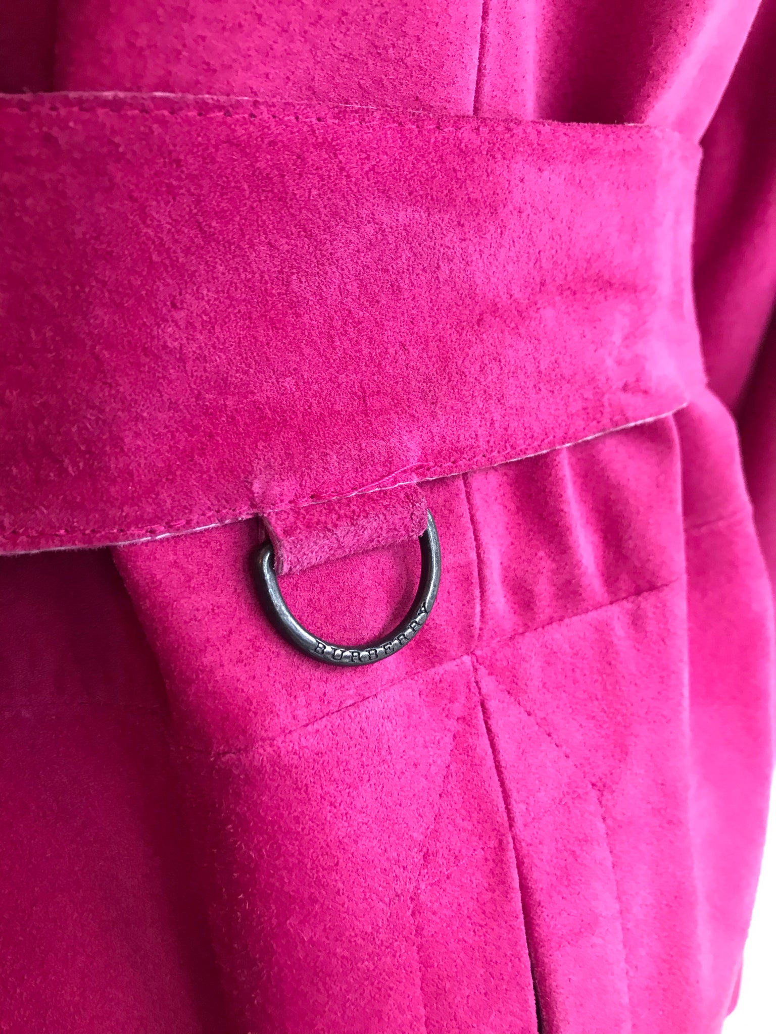 Isabella's Wardrobe Burberry Pigskin Trenchcoat.