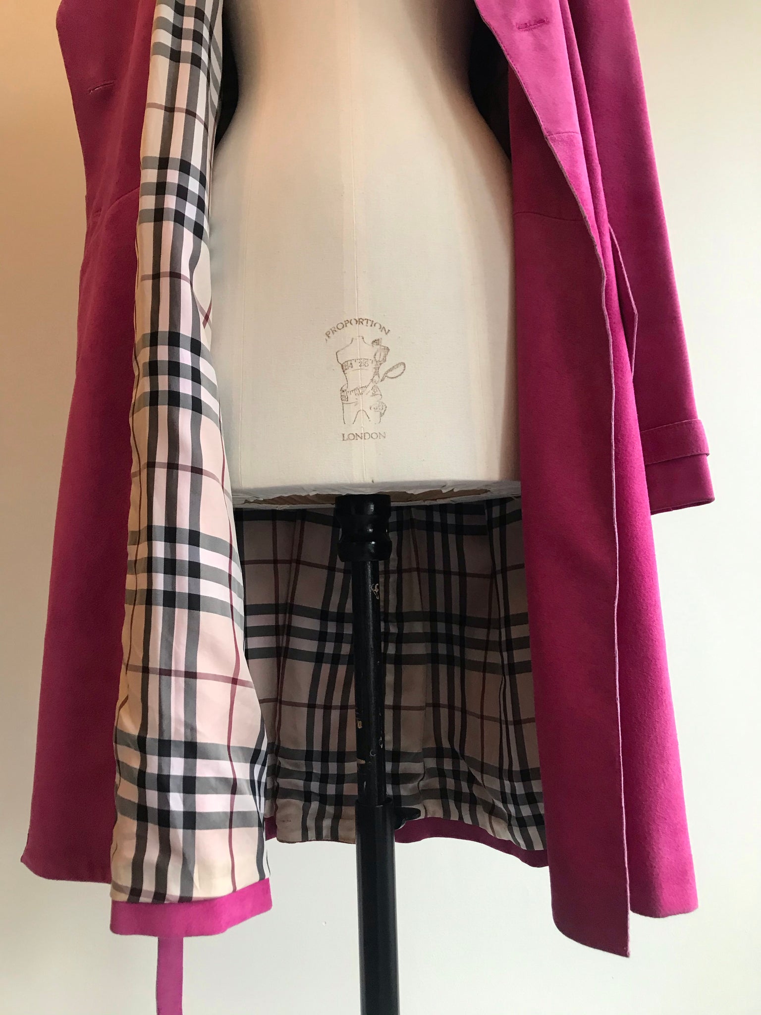 Isabella's Wardrobe Burberry Pigskin Trenchcoat.