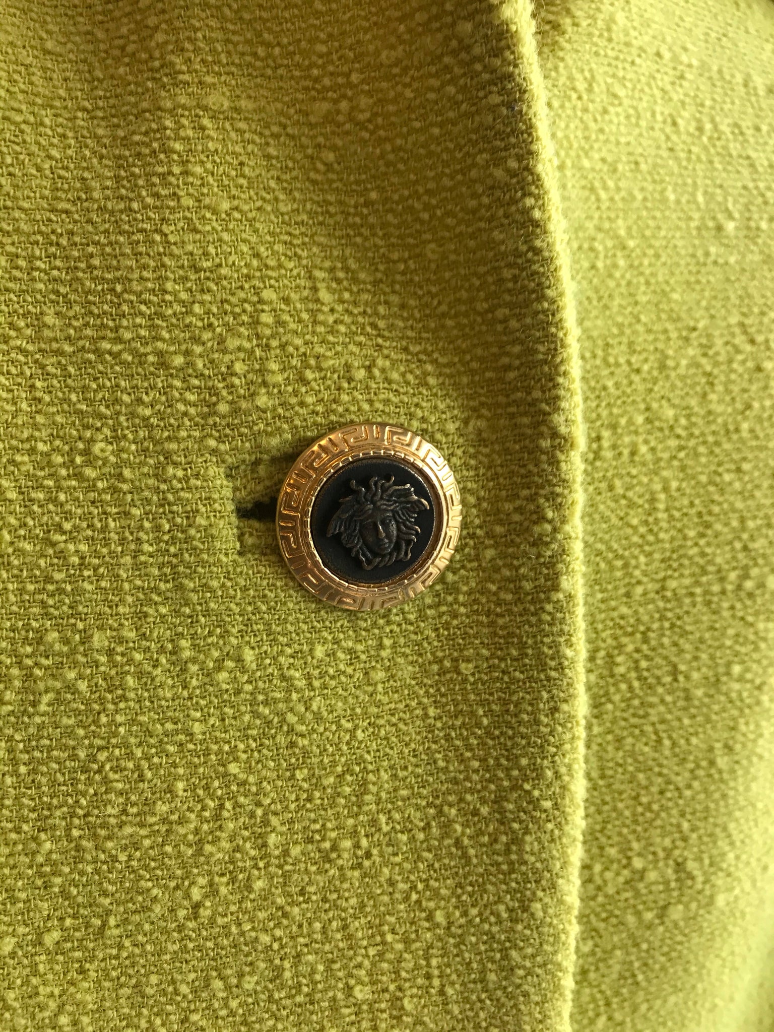 Isabella's Wardrobe Gianni Versace Vintage Wool Skirt Suit.