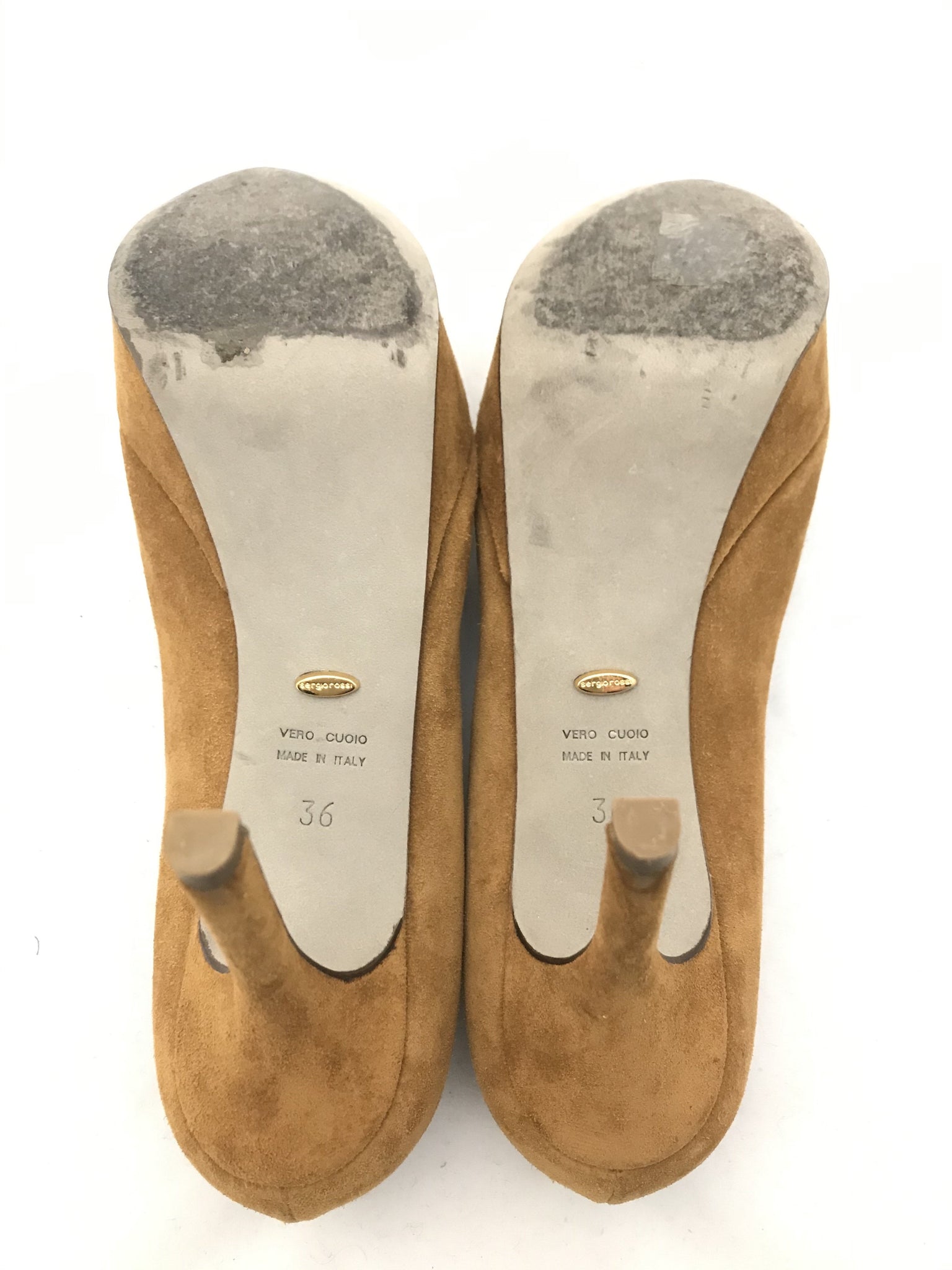 Isabella's Wardrobe Sergio Rossi Suede Heels.