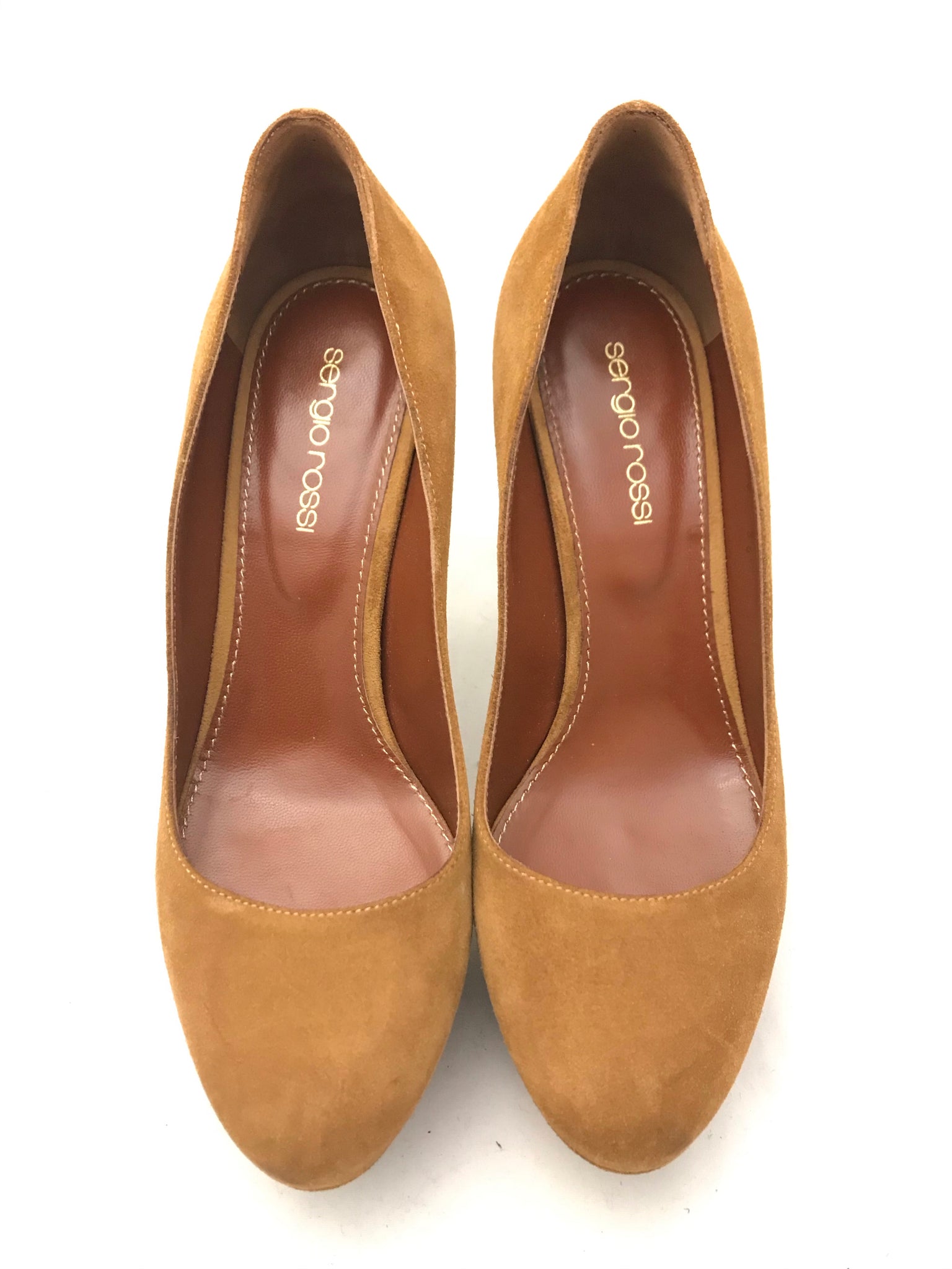 Isabella's Wardrobe Sergio Rossi Suede Heels.