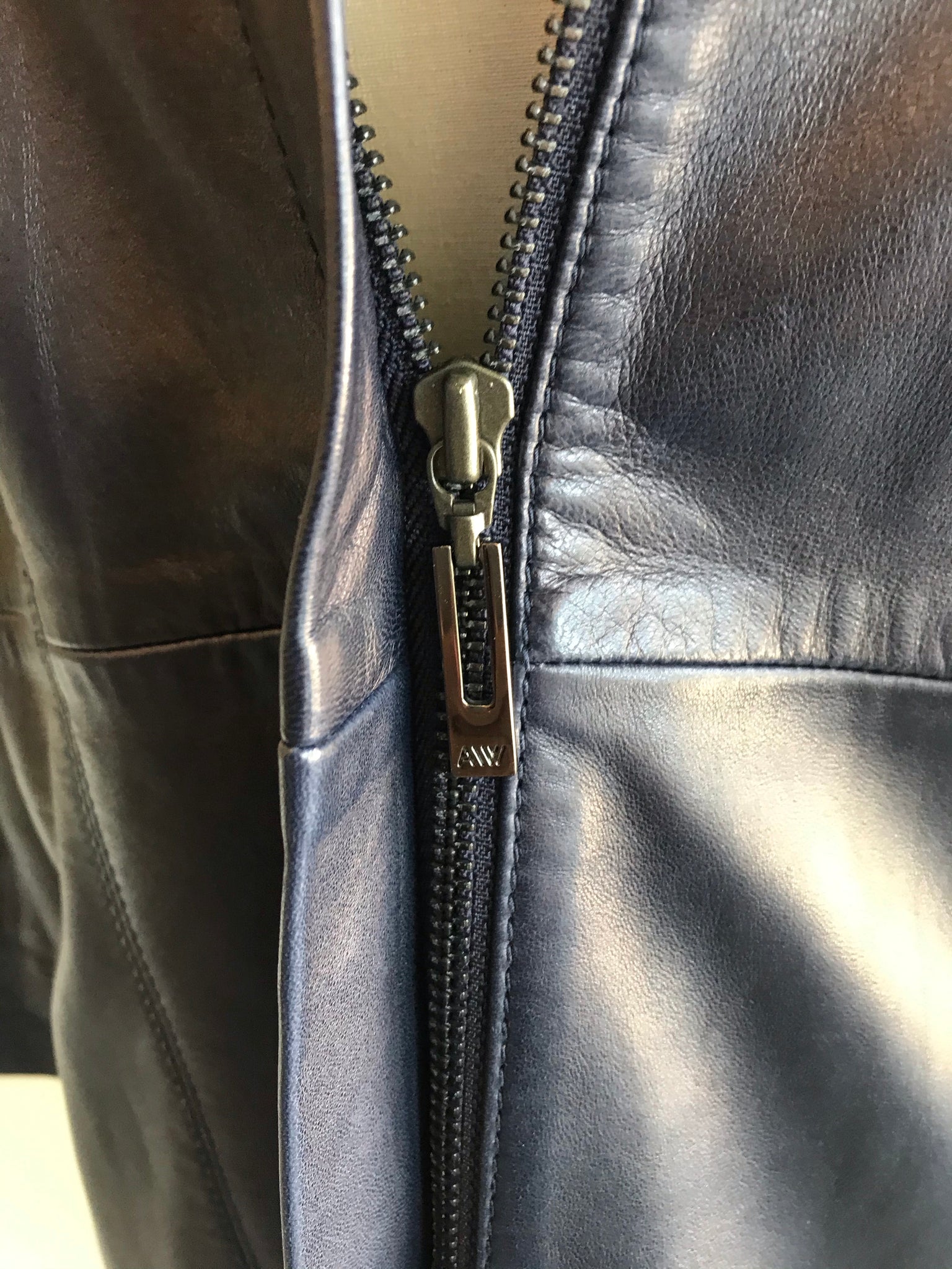Isabella's Wardrobe Amanda Wakeley Leather Coat.