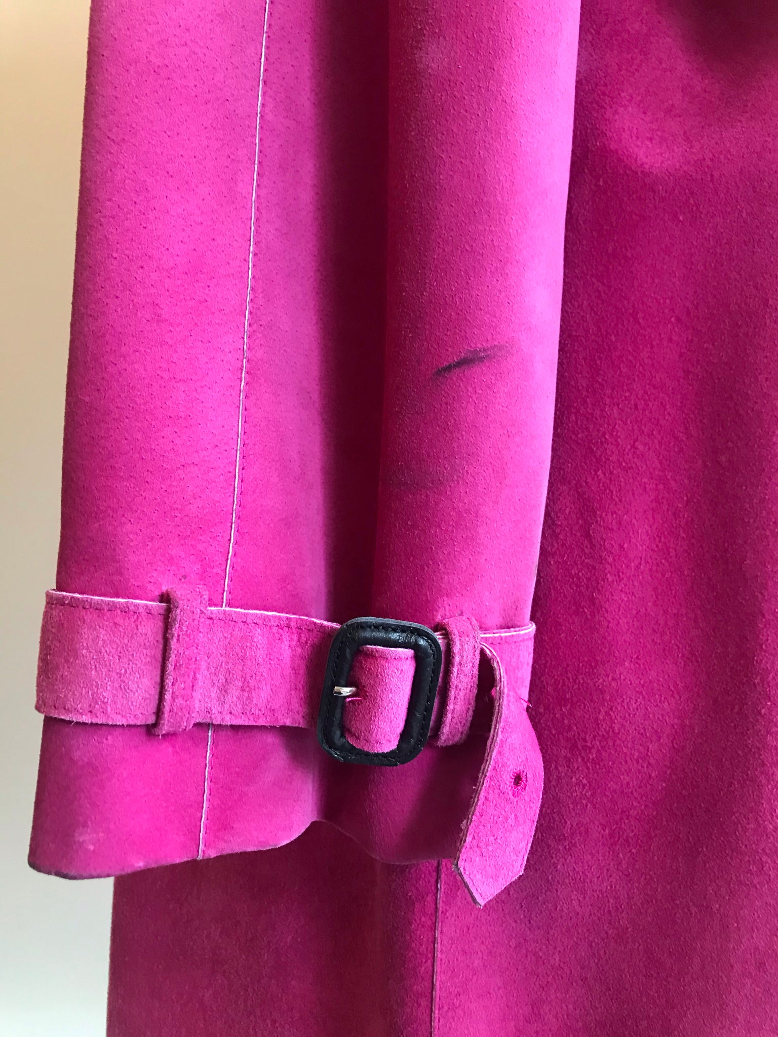Isabella's Wardrobe Burberry Pigskin Trenchcoat.