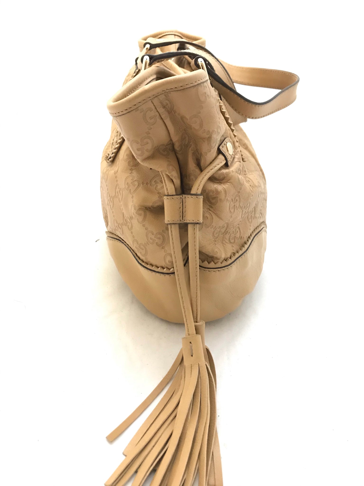 Isabella's Wardrobe Gucci Tribecca Tassel Guccissima Tote.