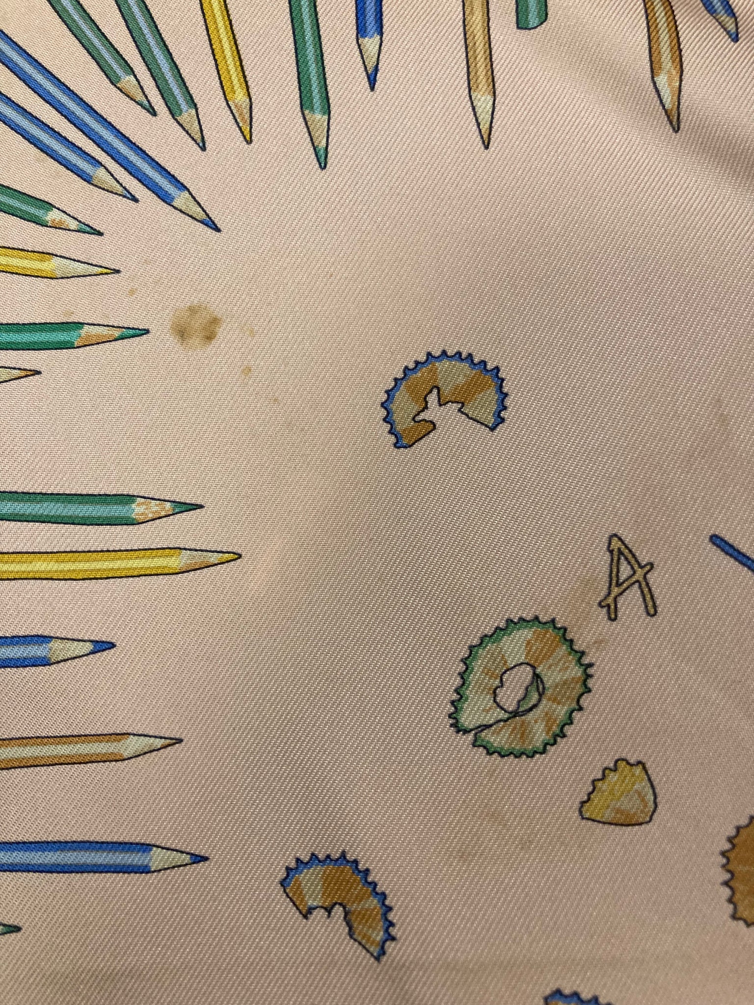Silk 'A Vos Crayons!' Scarf