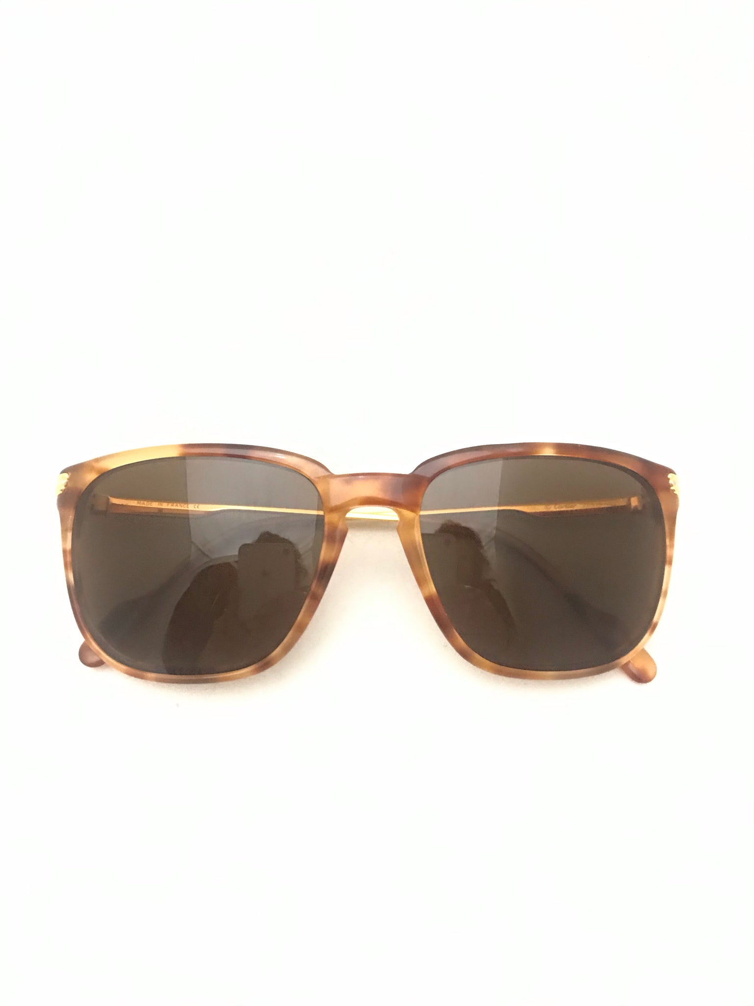 Isabella's Wardrobe Cartier 18k Gold Plated Sunglasses.