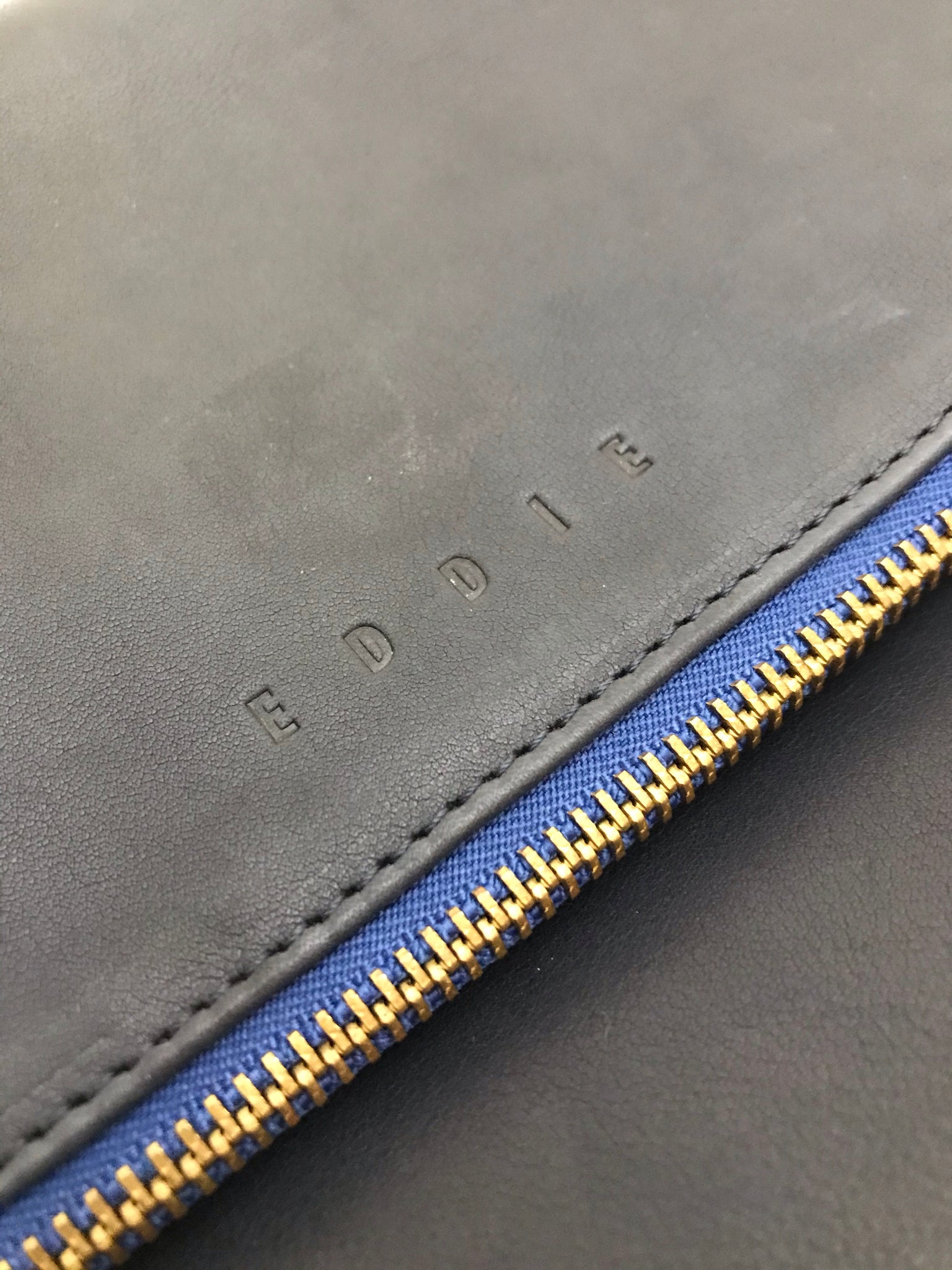 Isabella's Wardrobe Eddie Leather Clutch.