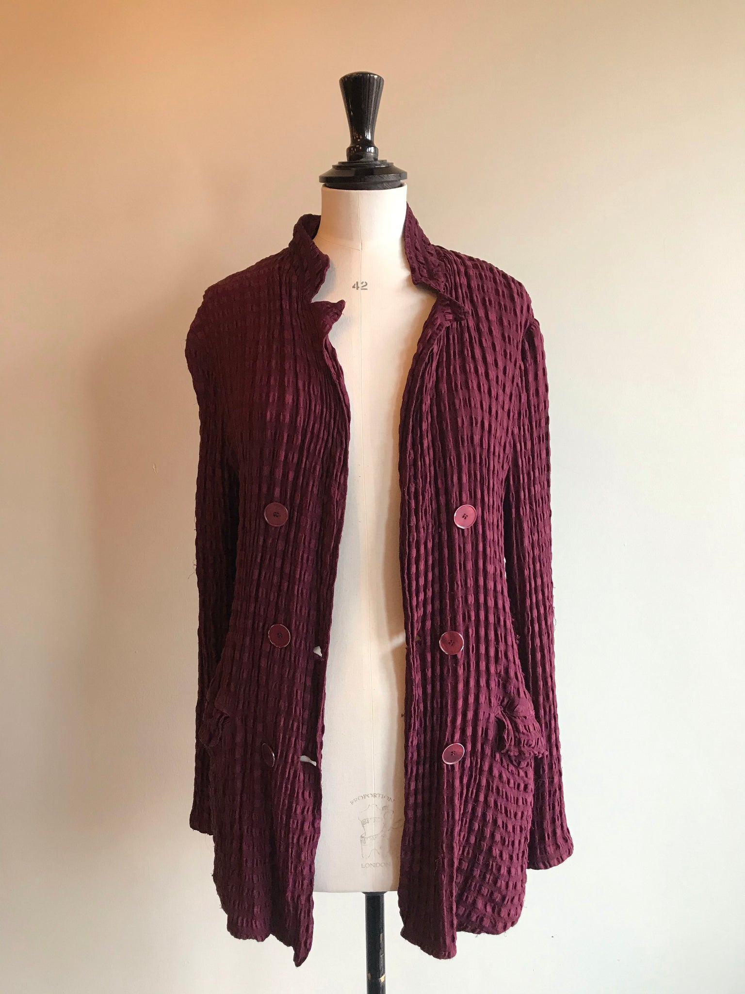 Isabella's Wardrobe Rochas Textured Silk Dress and Jacket.