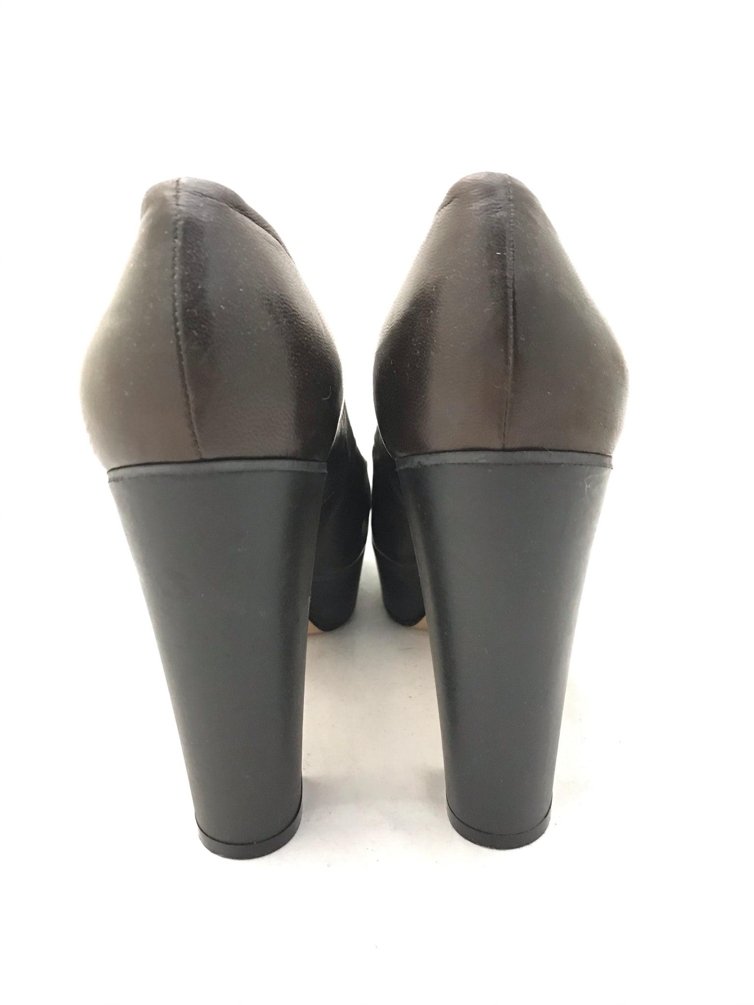 Isabella's Wardrobe Chloe Chocolate Platform Pumps.