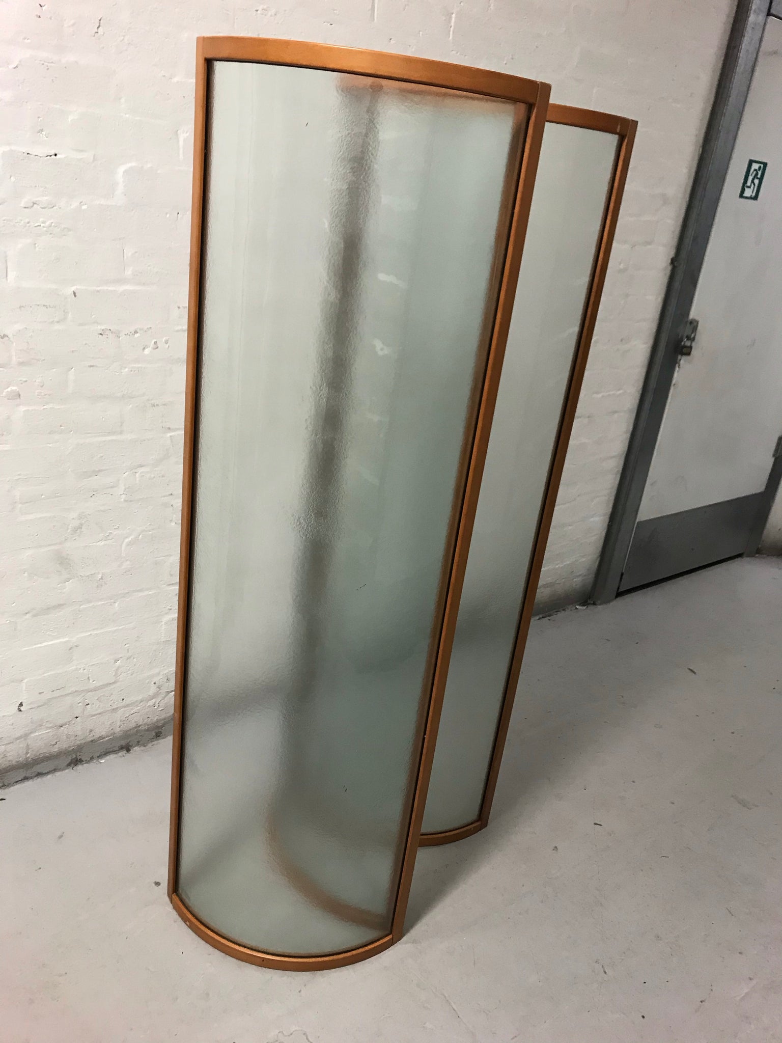 Isabella's Wardrobe Vittorio Livi for Fiam Glass Voyeur Screen by Vittorio Livi for Fiam.