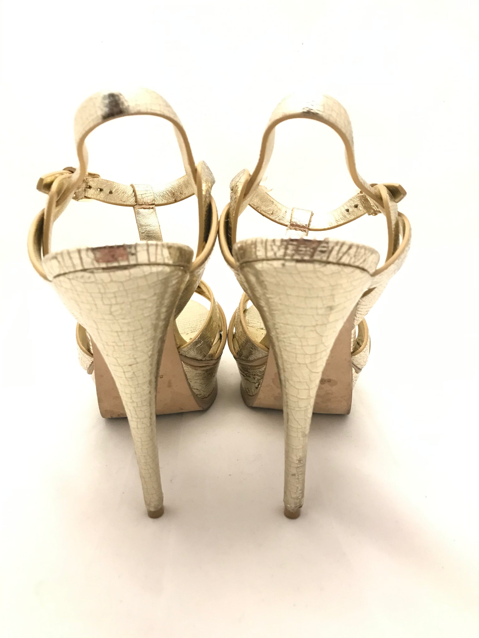 Isabella's Wardrobe Saint Laurent Tribute 105 Platform Heels.