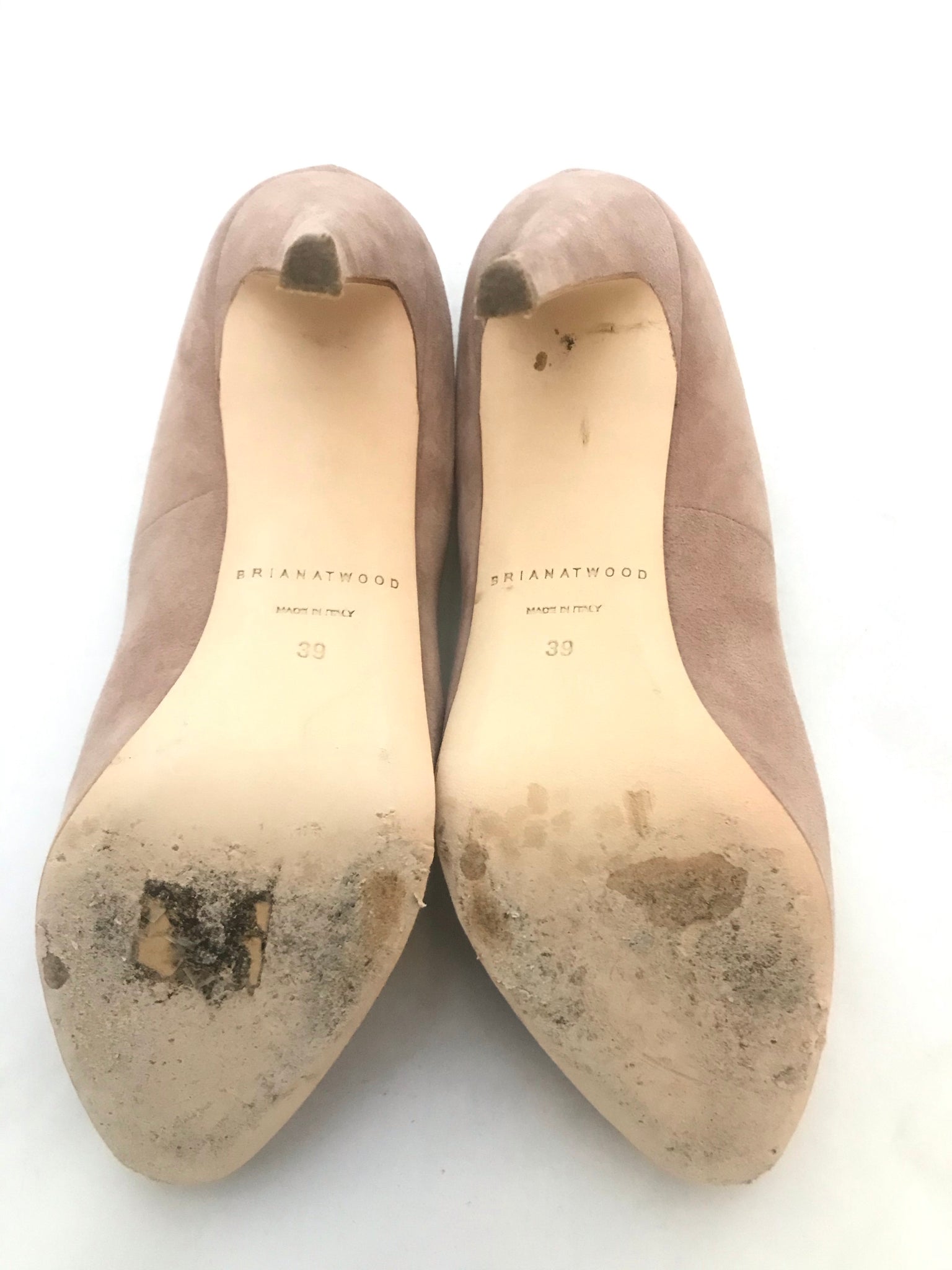 Isabella's Wardrobe Brian Atwood Cappuccino Platform Heels.