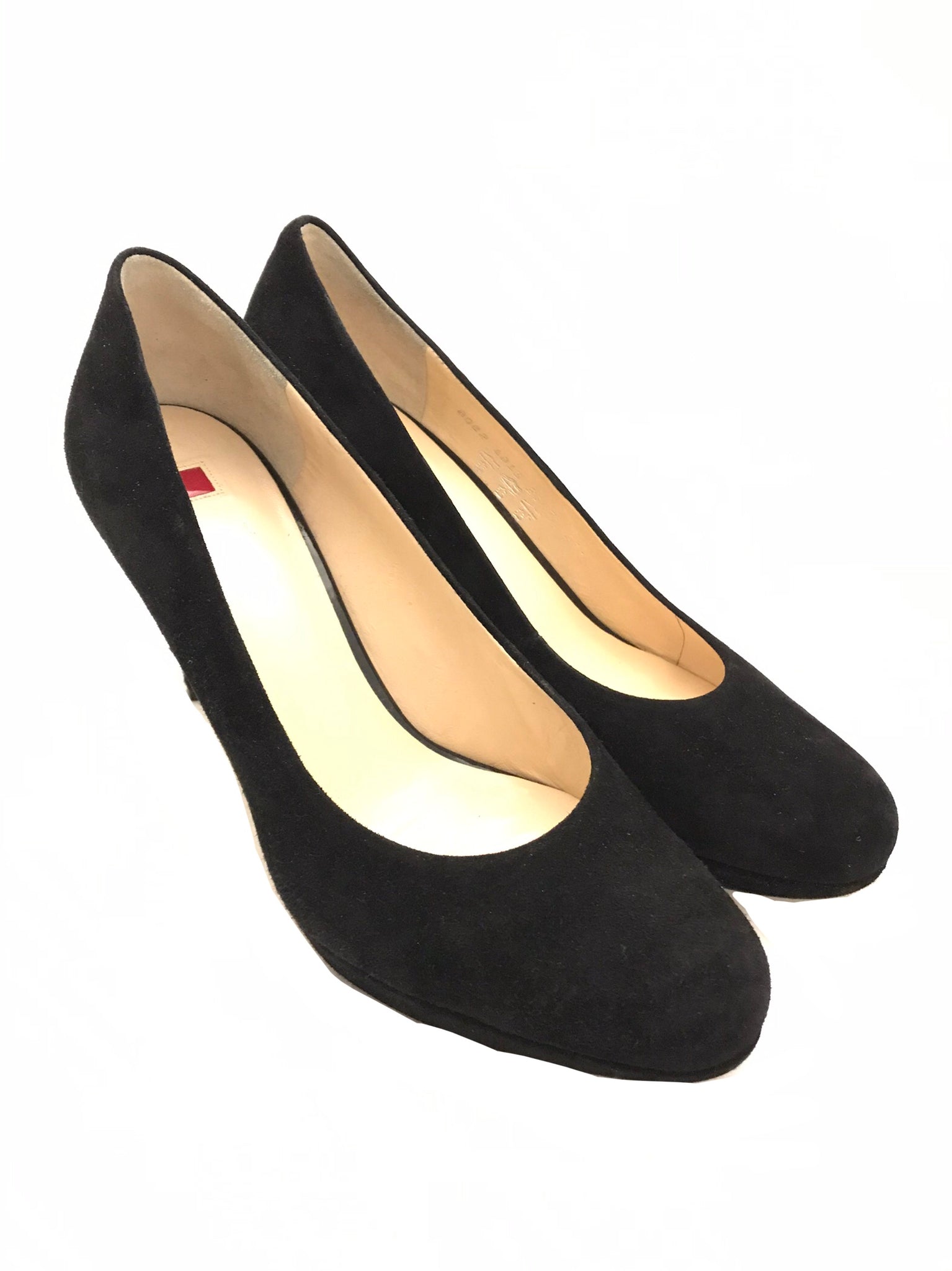 Isabella's Wardrobe Hogl Suede Heels.