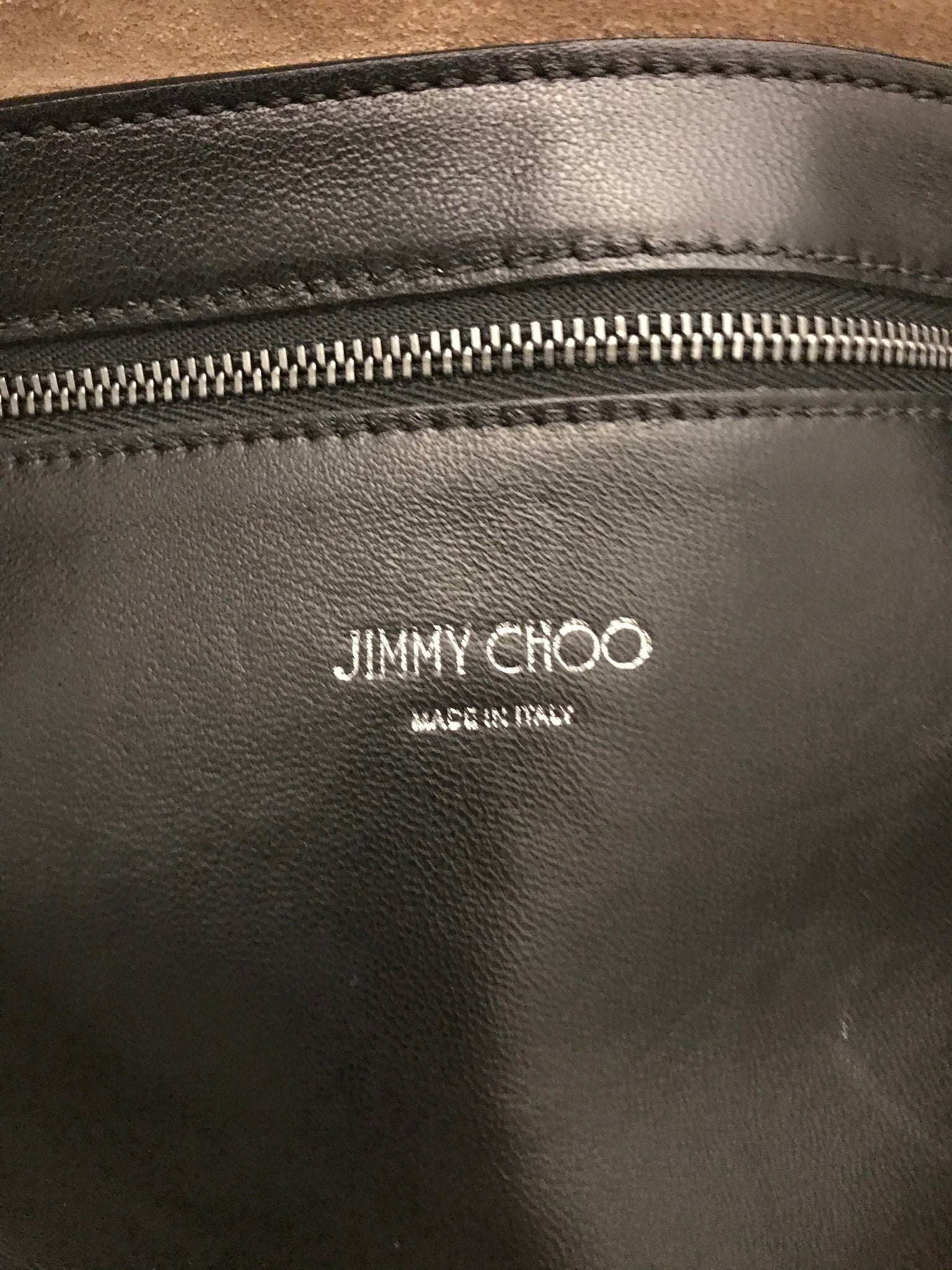 Isabella's Wardrobe Jimmy Choo Studded East West Tote.