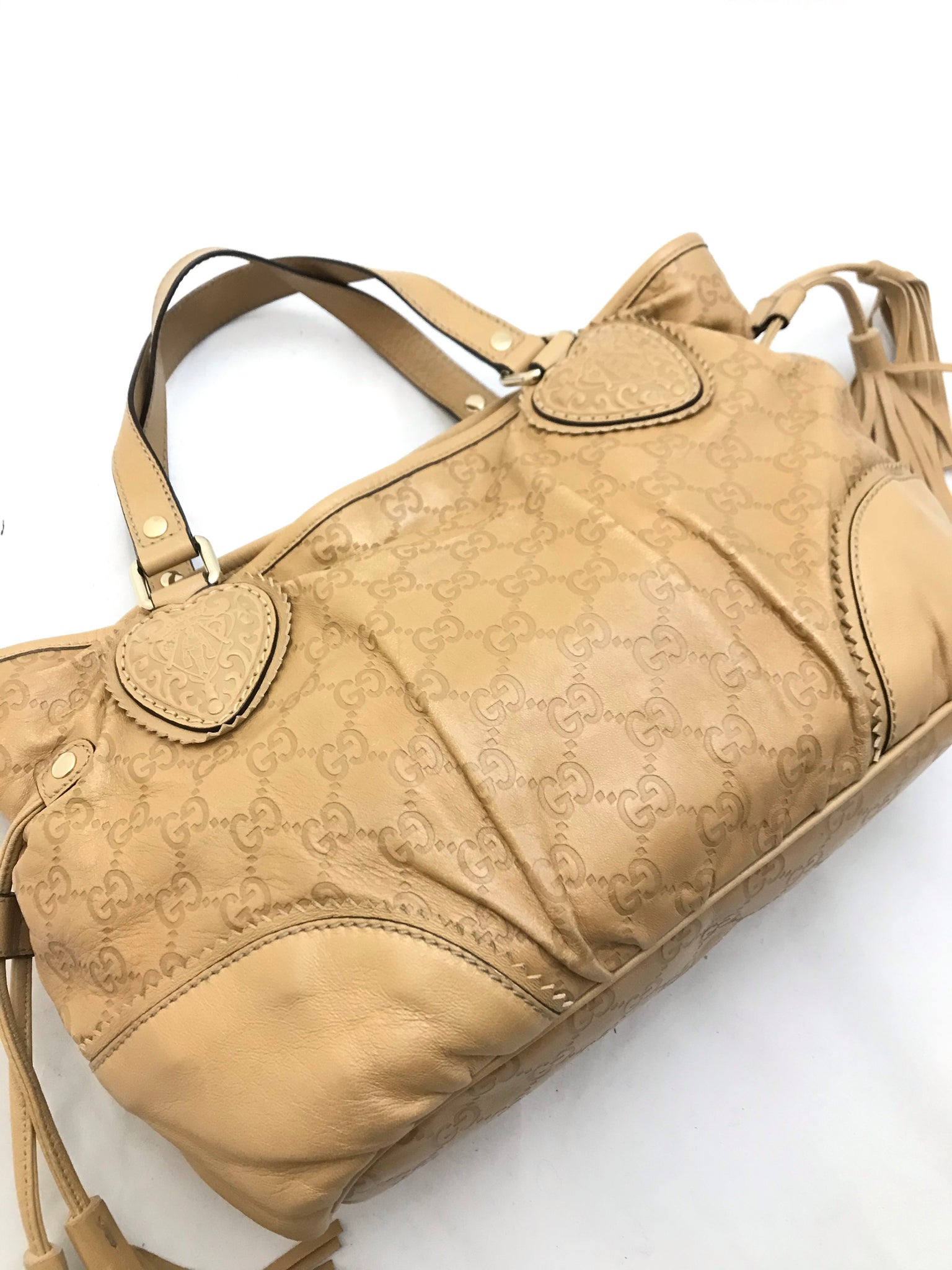 Isabella's Wardrobe Gucci Tribecca Tassel Guccissima Tote.