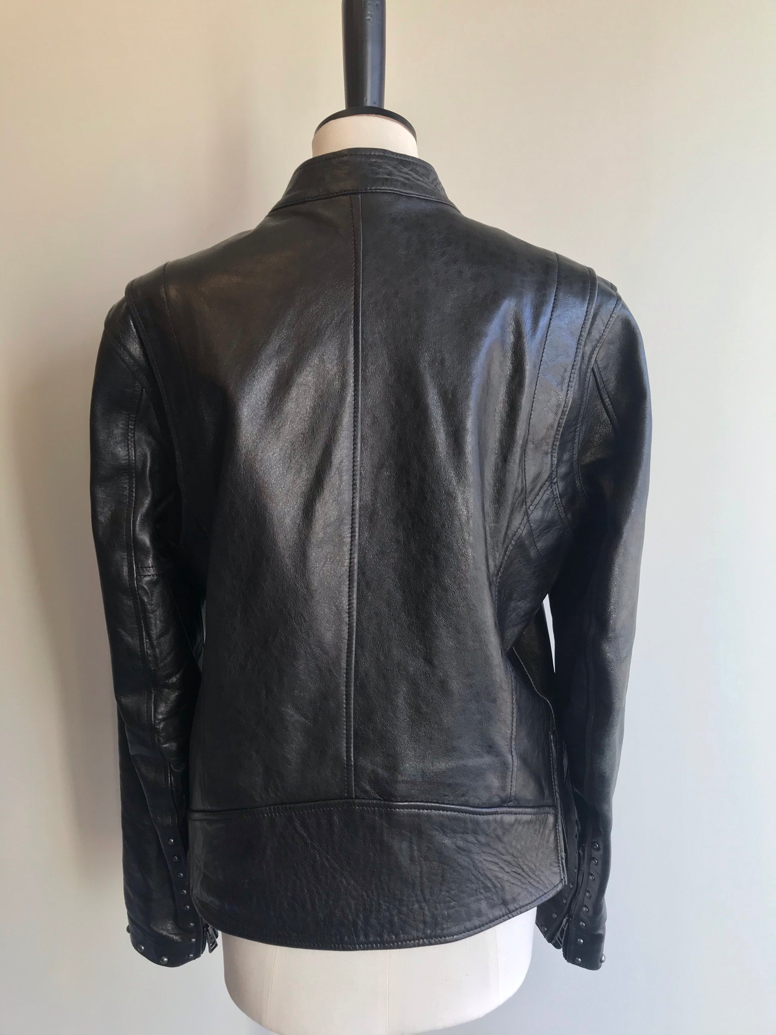Isabella's Wardrobe Belstaff Gents Studded Leather Jacket.