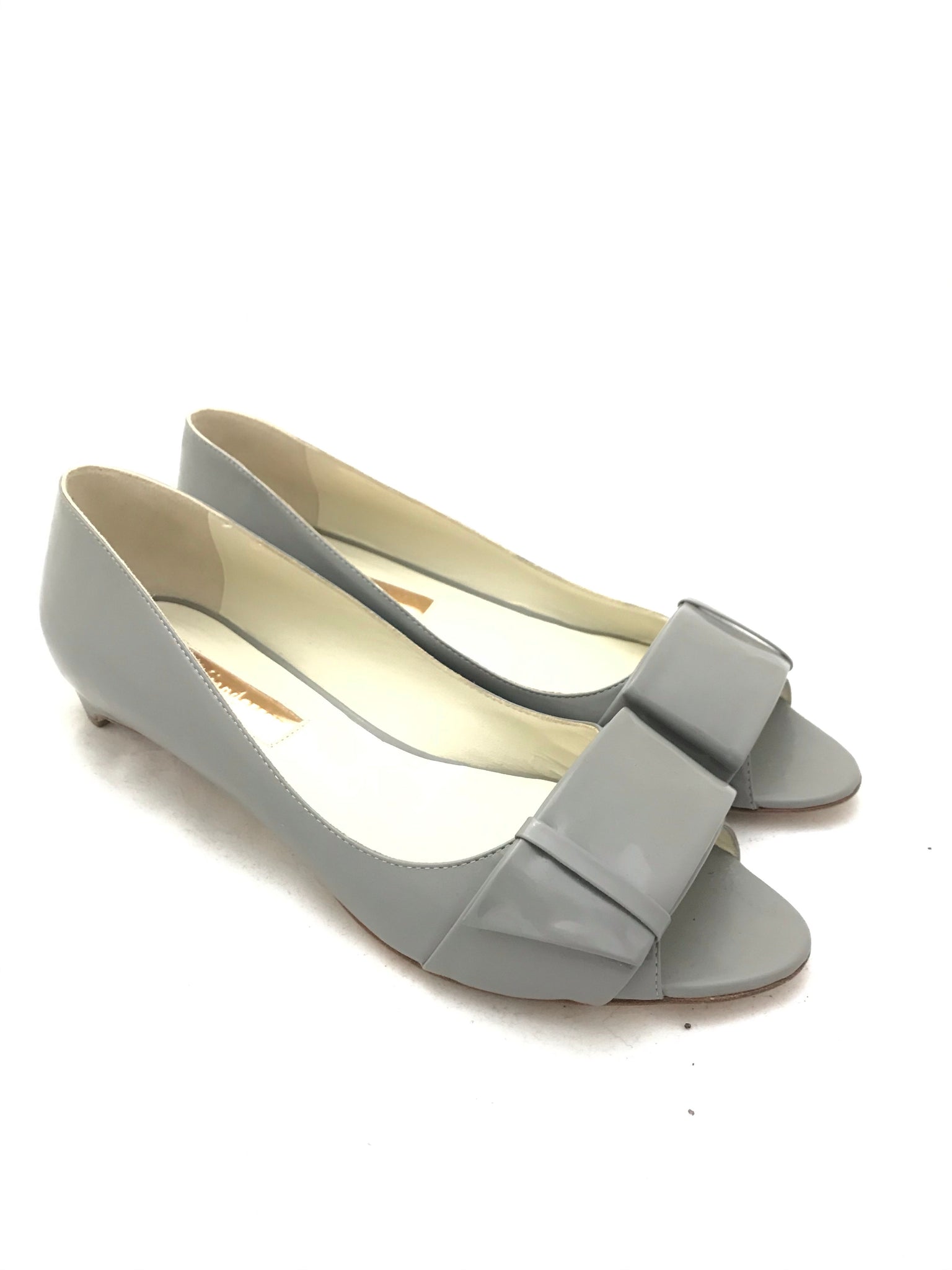 Isabella's Wardrobe Rupert Sanderson Patent Open Toe Flats.