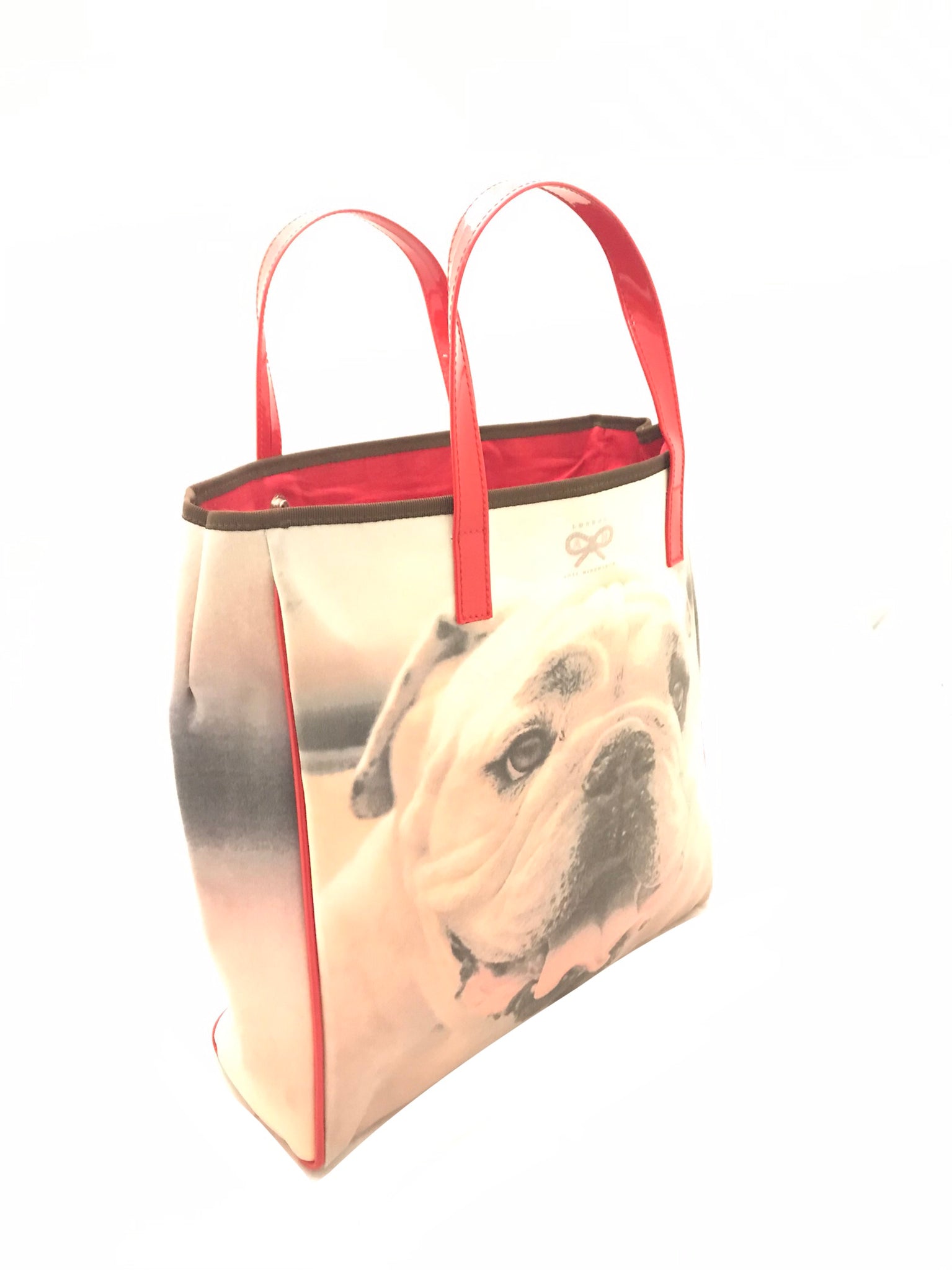 Canvas Bulldog Tote