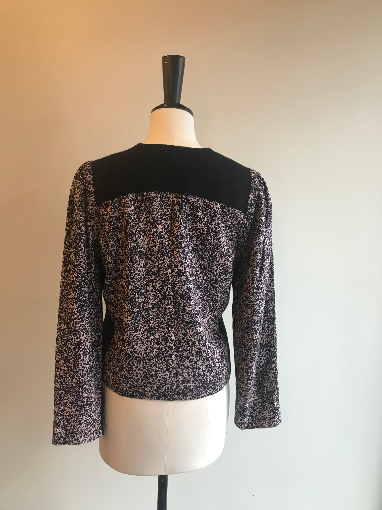 Isabella's Wardrobe Rika Speckled Jacket with Wool Trim.
