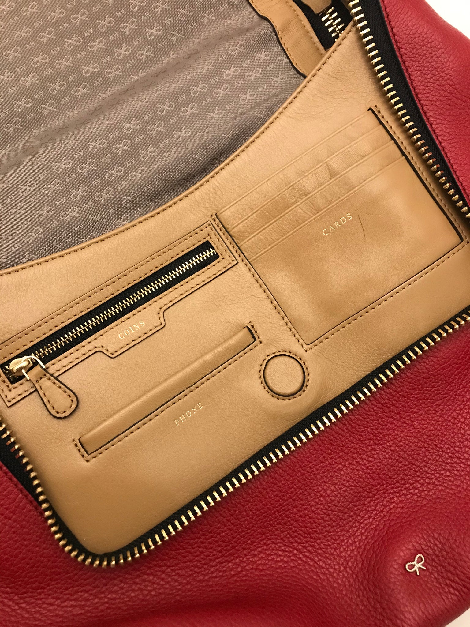 Isabella's Wardrobe Anya Hindmarch Maxi Zip Satchel Bag.