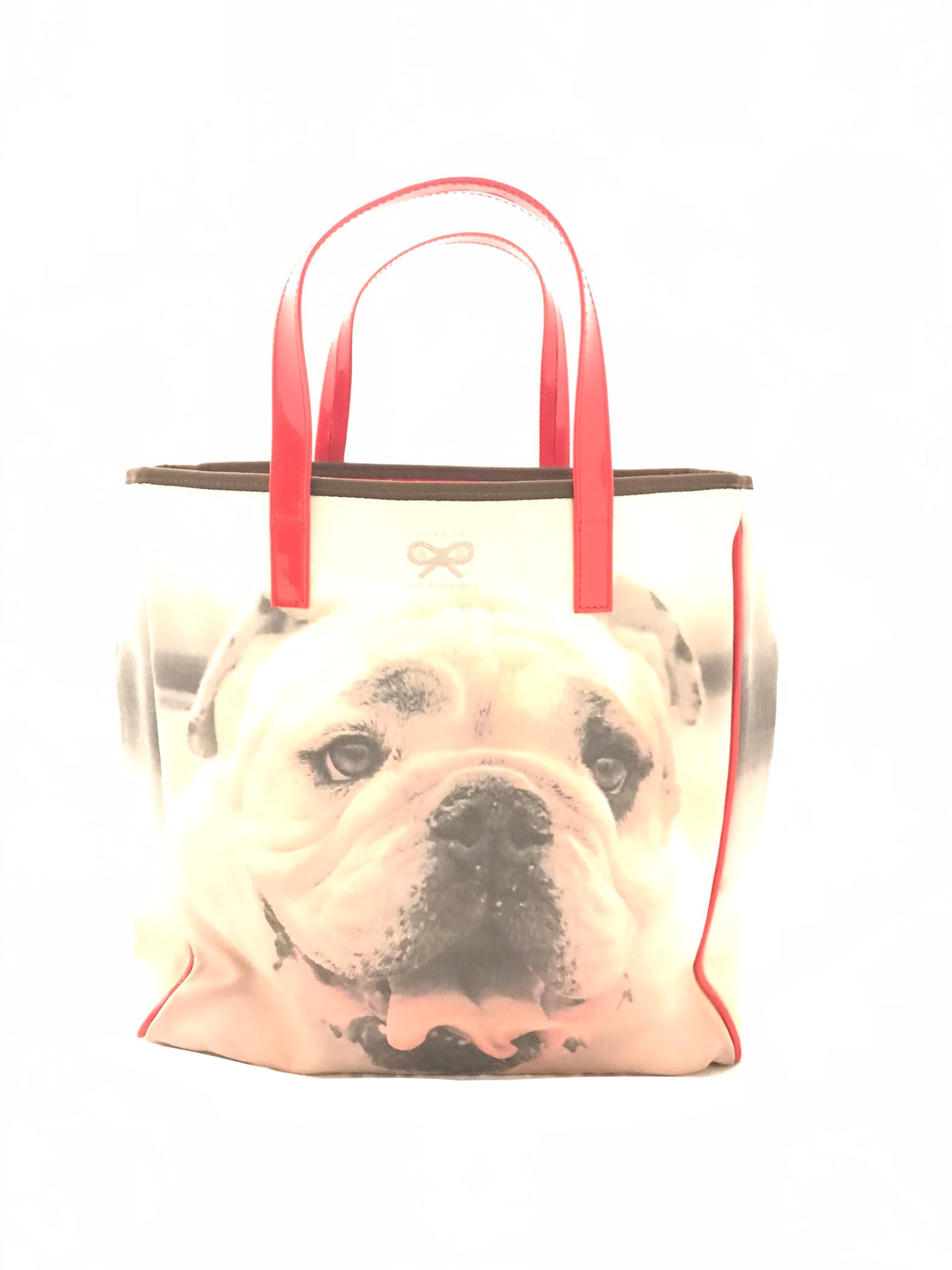 Canvas Bulldog Tote