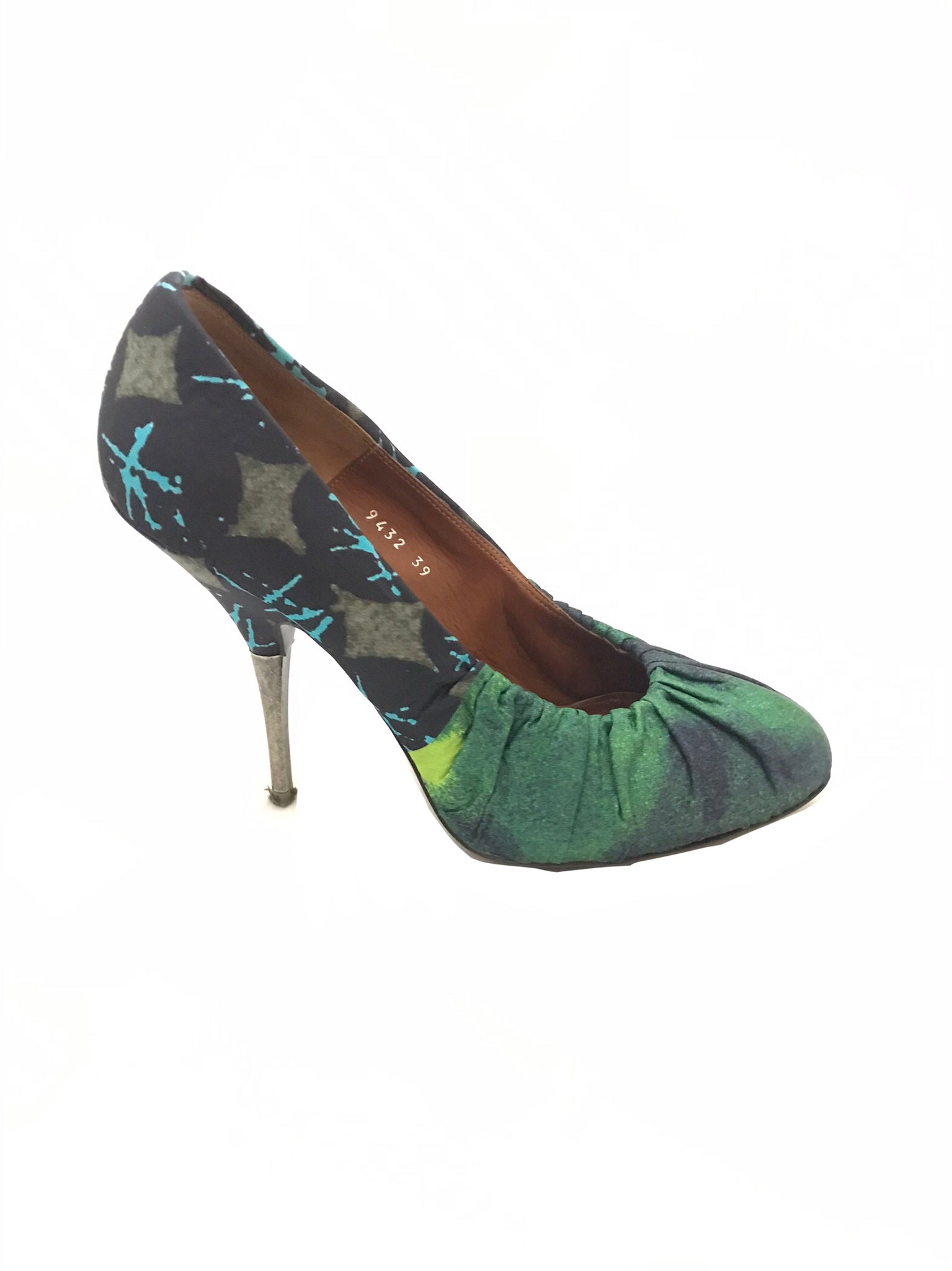 Isabella's Wardrobe Dries van Noten Fabric Heels.