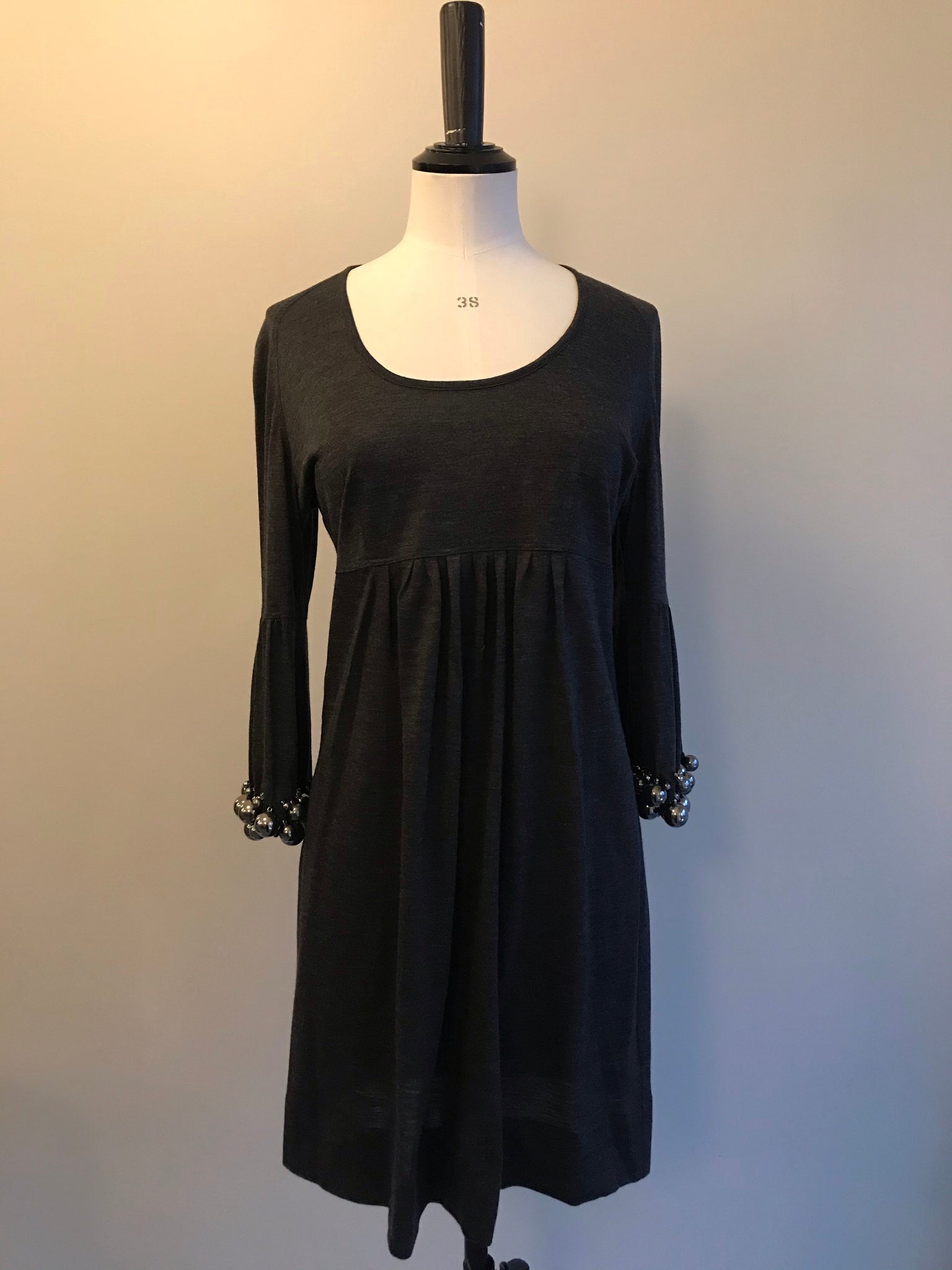 Isabella's Wardrobe Burberry Bauble Cuff Wool Dress.