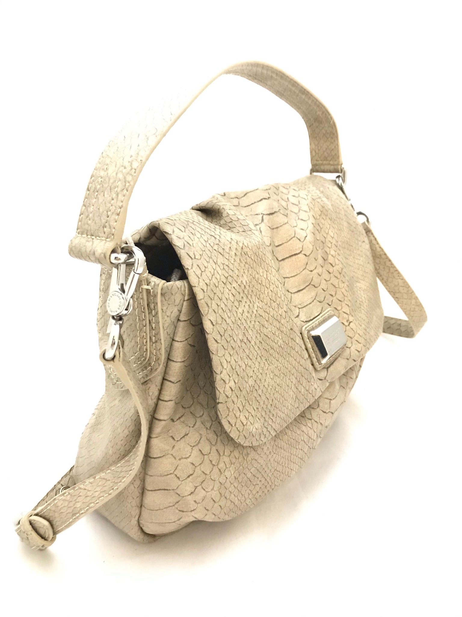 Isabella's Wardrobe Marc by Marc Jacobs Mock Snakeskin Satchel Bag.