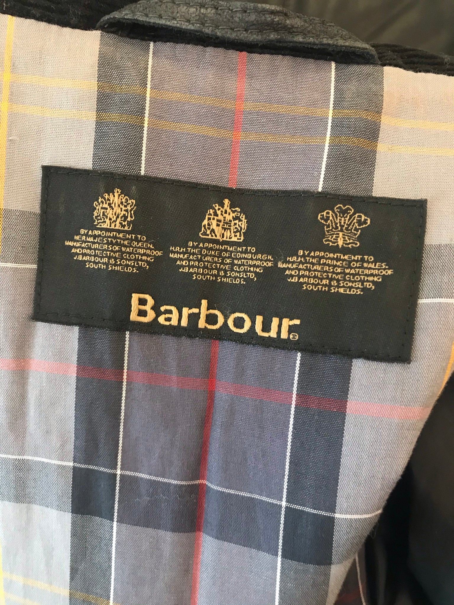 Isabella's Wardrobe Barbour International Leather Jacket.