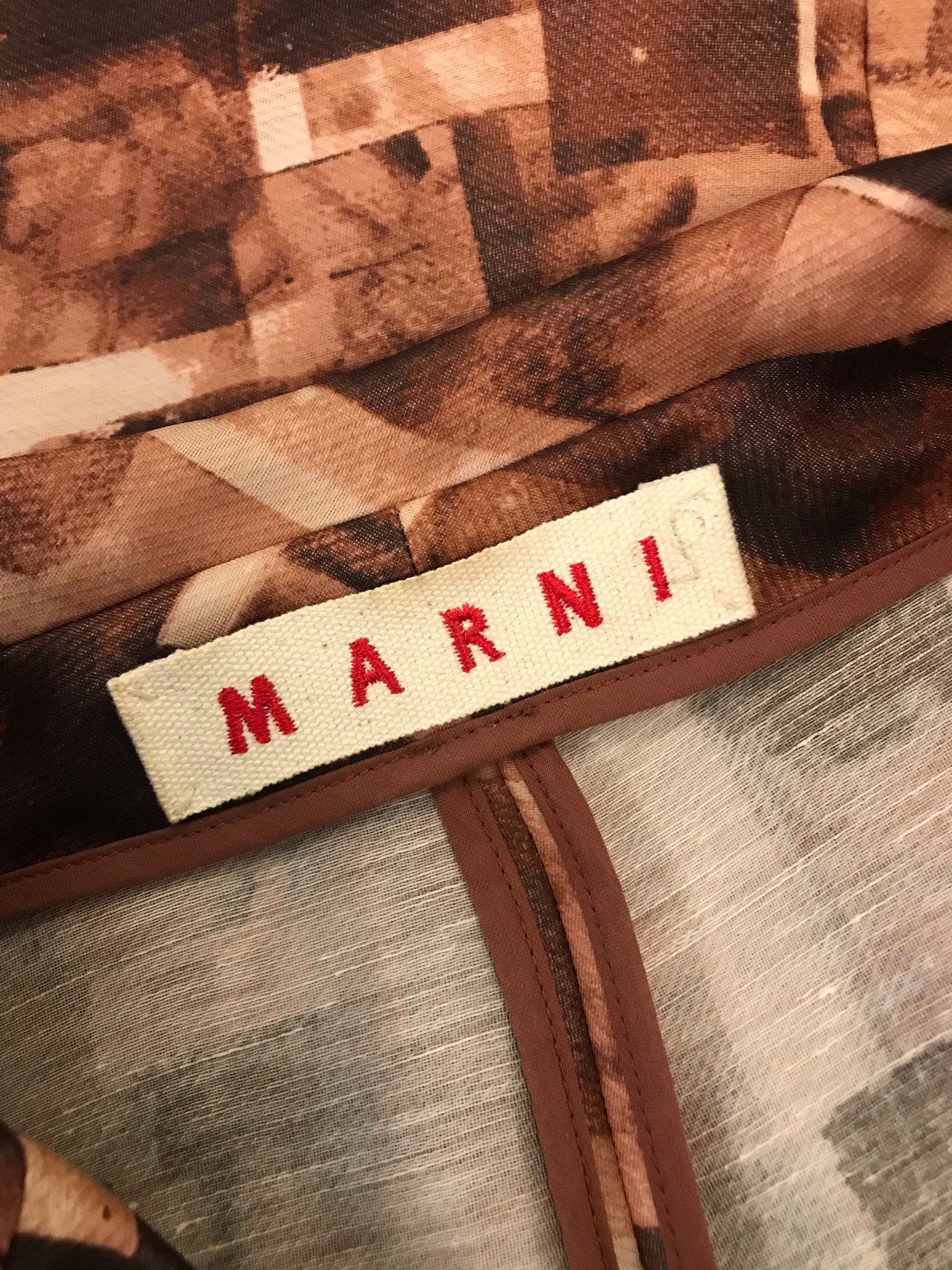 Isabella's Wardrobe Marni Silk/Linen Mix Jacket.