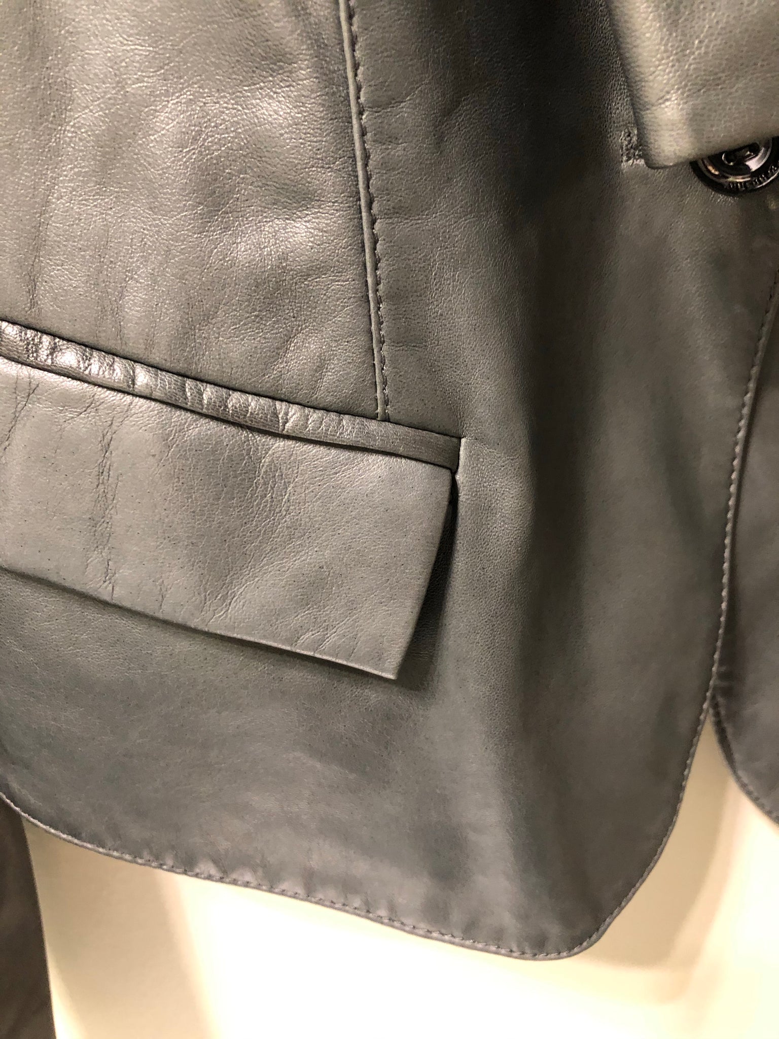 Isabella's Wardrobe Burberry Lambskin Jacket.