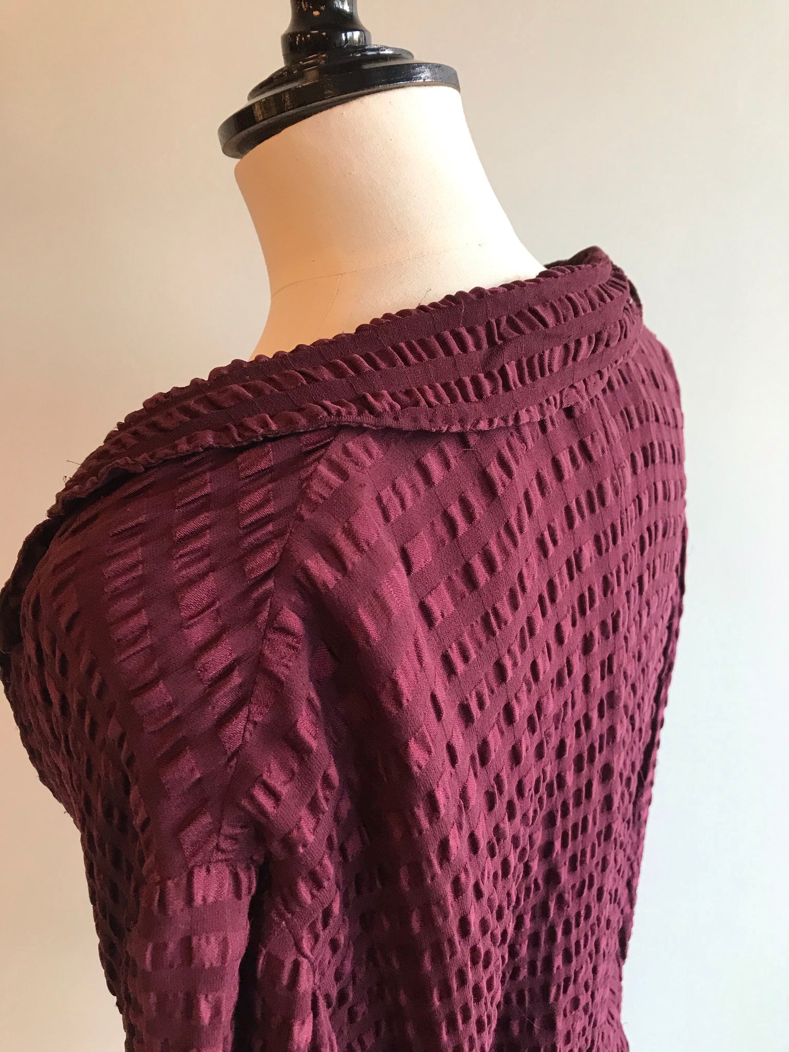 Isabella's Wardrobe Rochas Textured Silk Dress and Jacket.